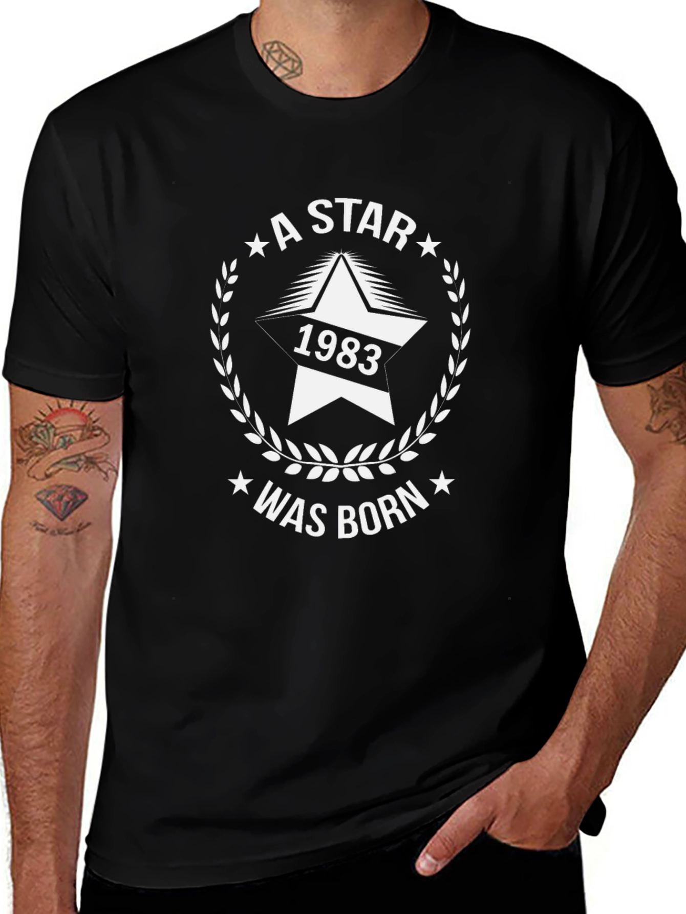 A Star Was Born 1983 Black T-Shirt