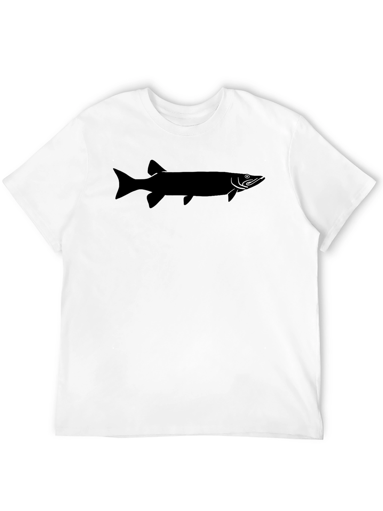 Muskie Fish Graphic Tee - Black