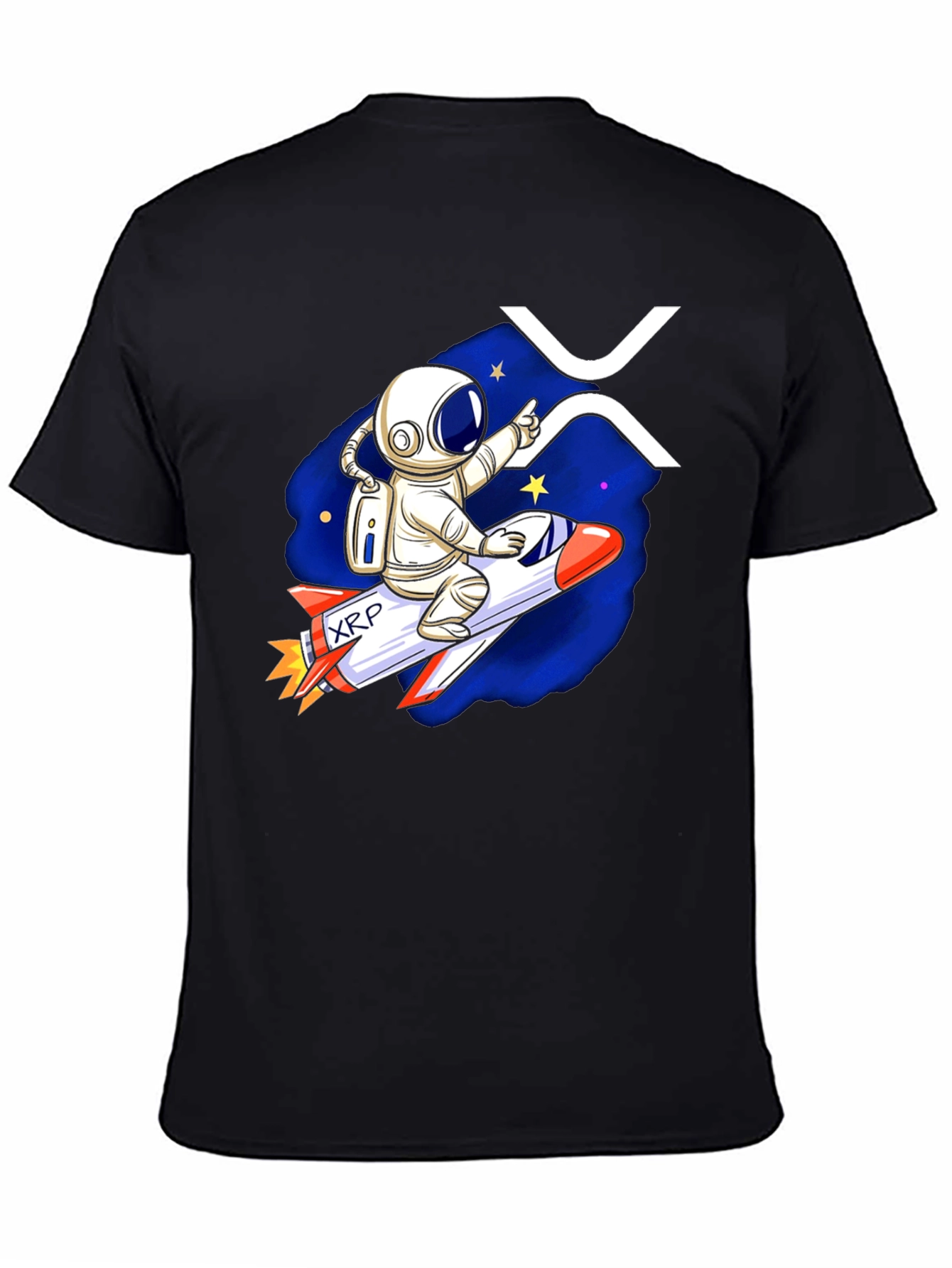 XRP Crypto Astronaut T-Shirt - To the Moon!