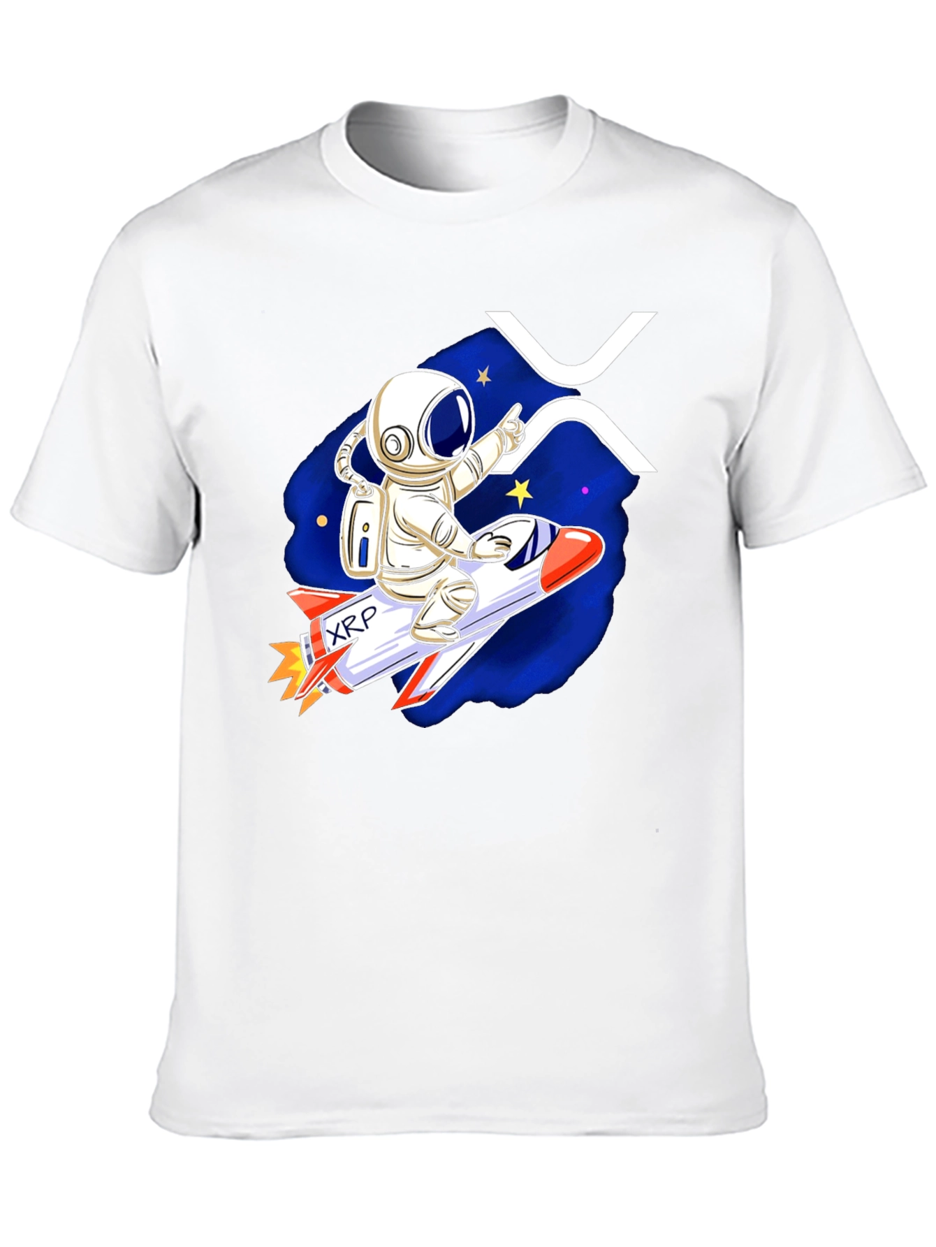 XRP Crypto Astronaut T-Shirt - To the Moon!