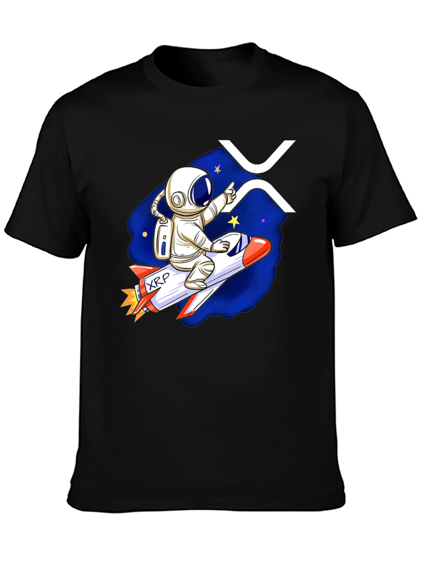 XRP Crypto Astronaut T-Shirt - To the Moon!