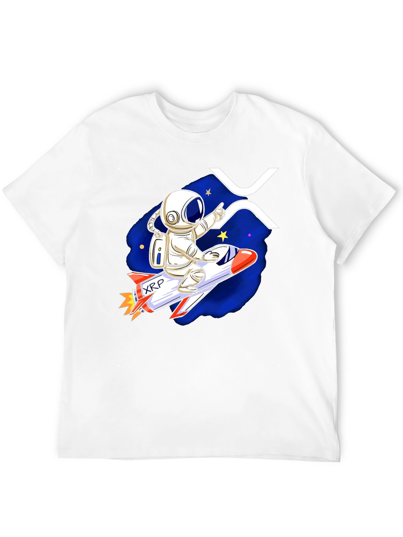 XRP Crypto Astronaut T-Shirt - To the Moon!