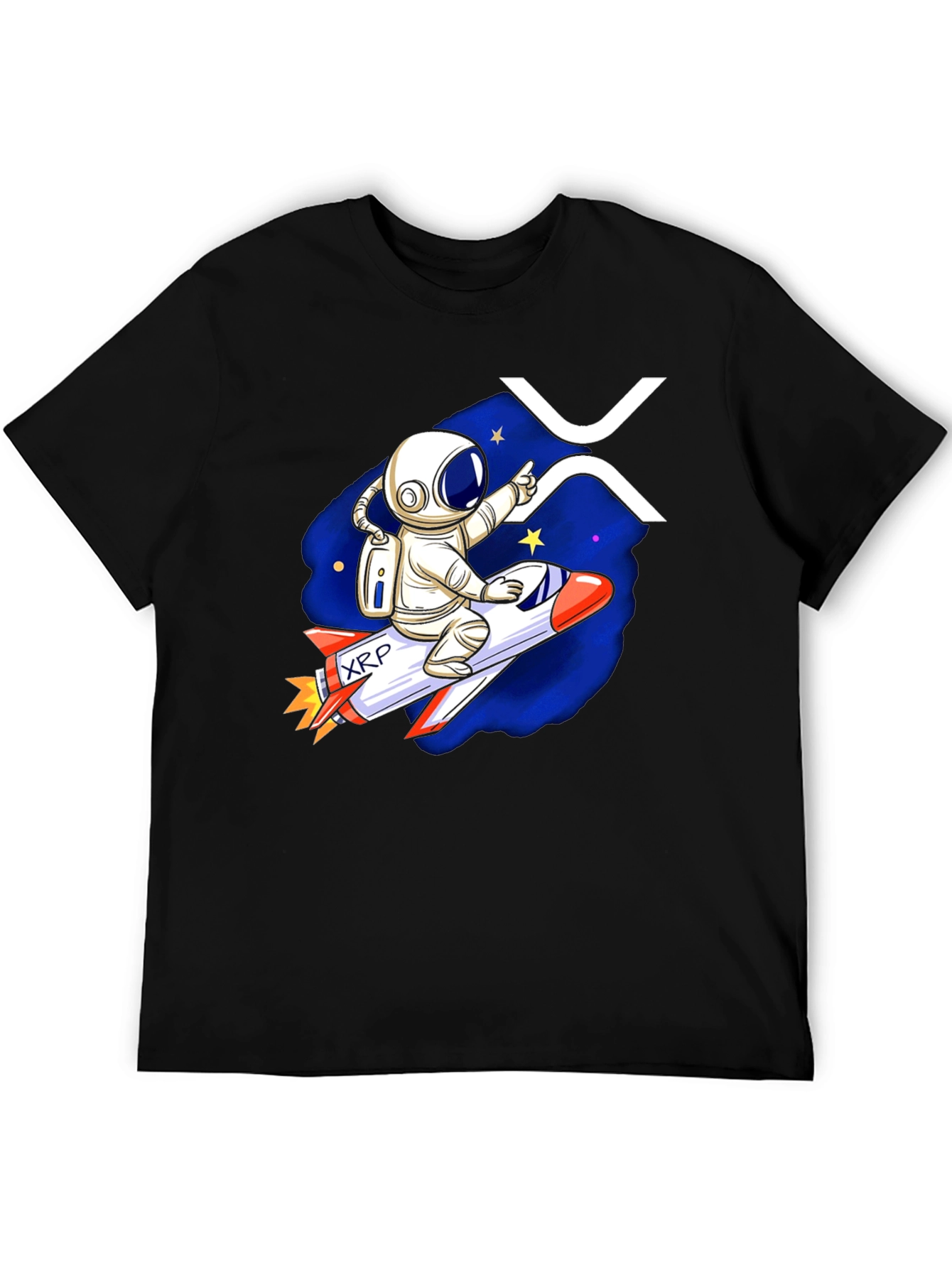 XRP Crypto Astronaut T-Shirt - To the Moon!