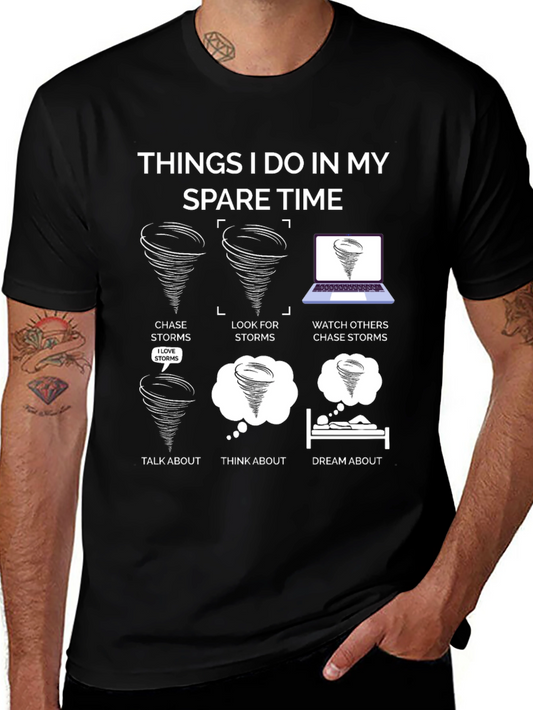 Storm Chaser T-Shirt: Spare Time Tornado Fun