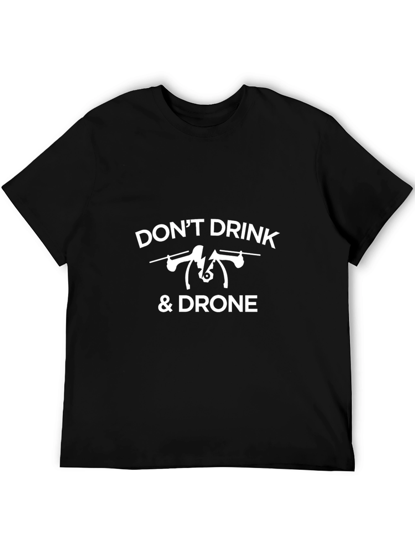 Dont Drink & Drone Graphic Tee - Black T-Shirt