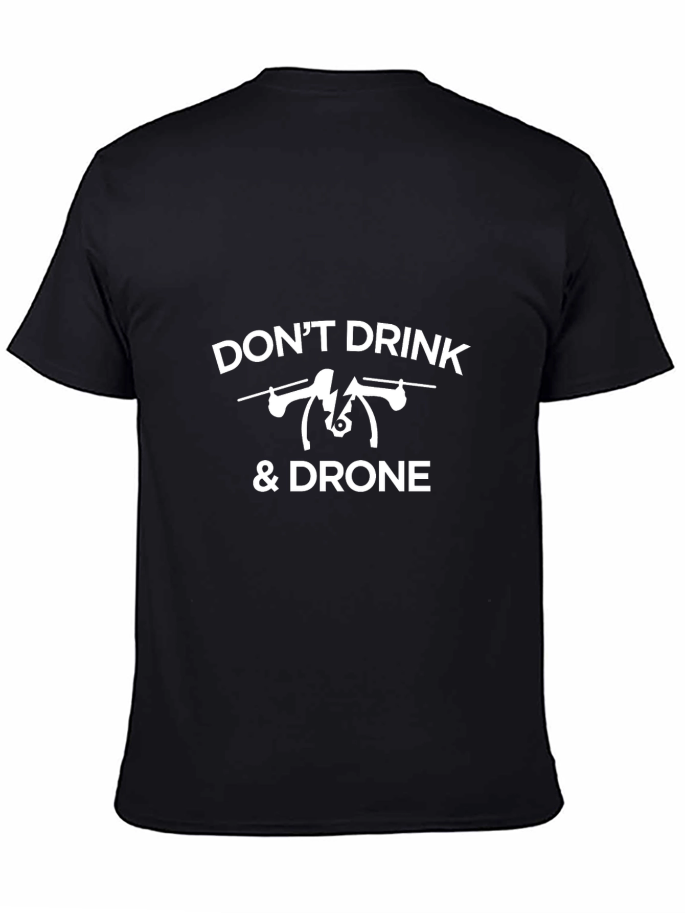 Dont Drink & Drone Graphic Tee - Black T-Shirt