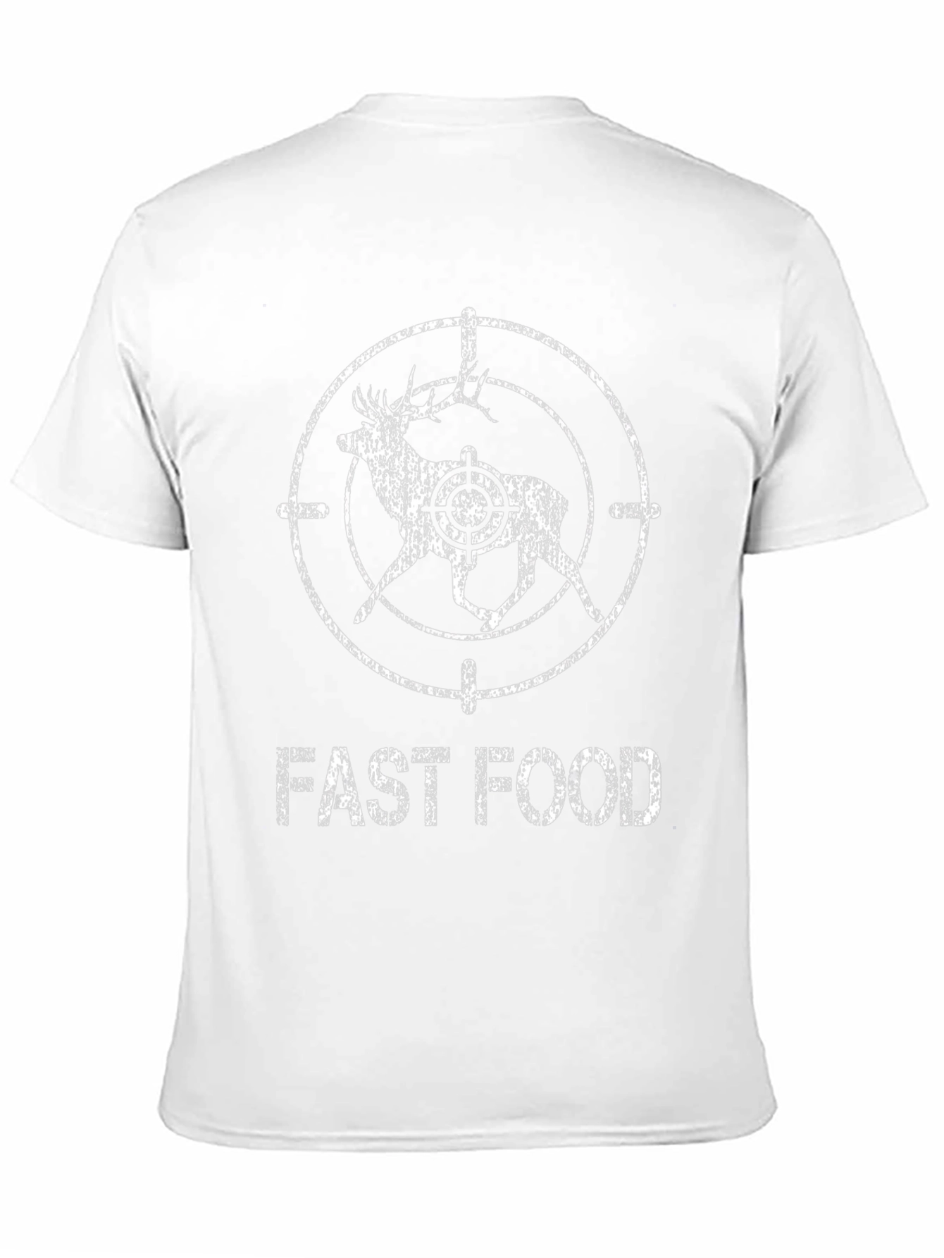 Fast Food Deer Hunting T-Shirt - Black