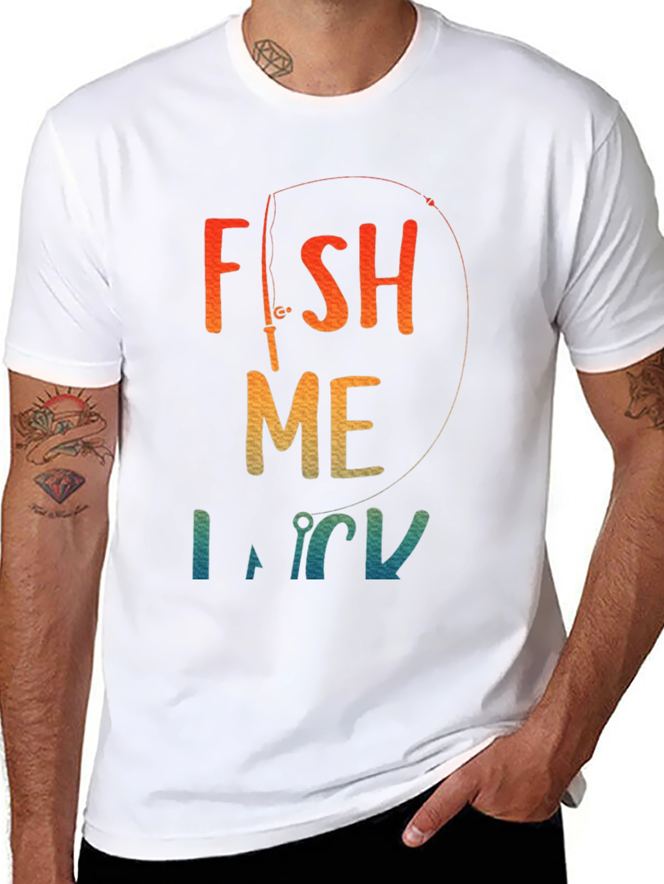 Fish Me Luck T-Shirt - Fishing Graphic Tee