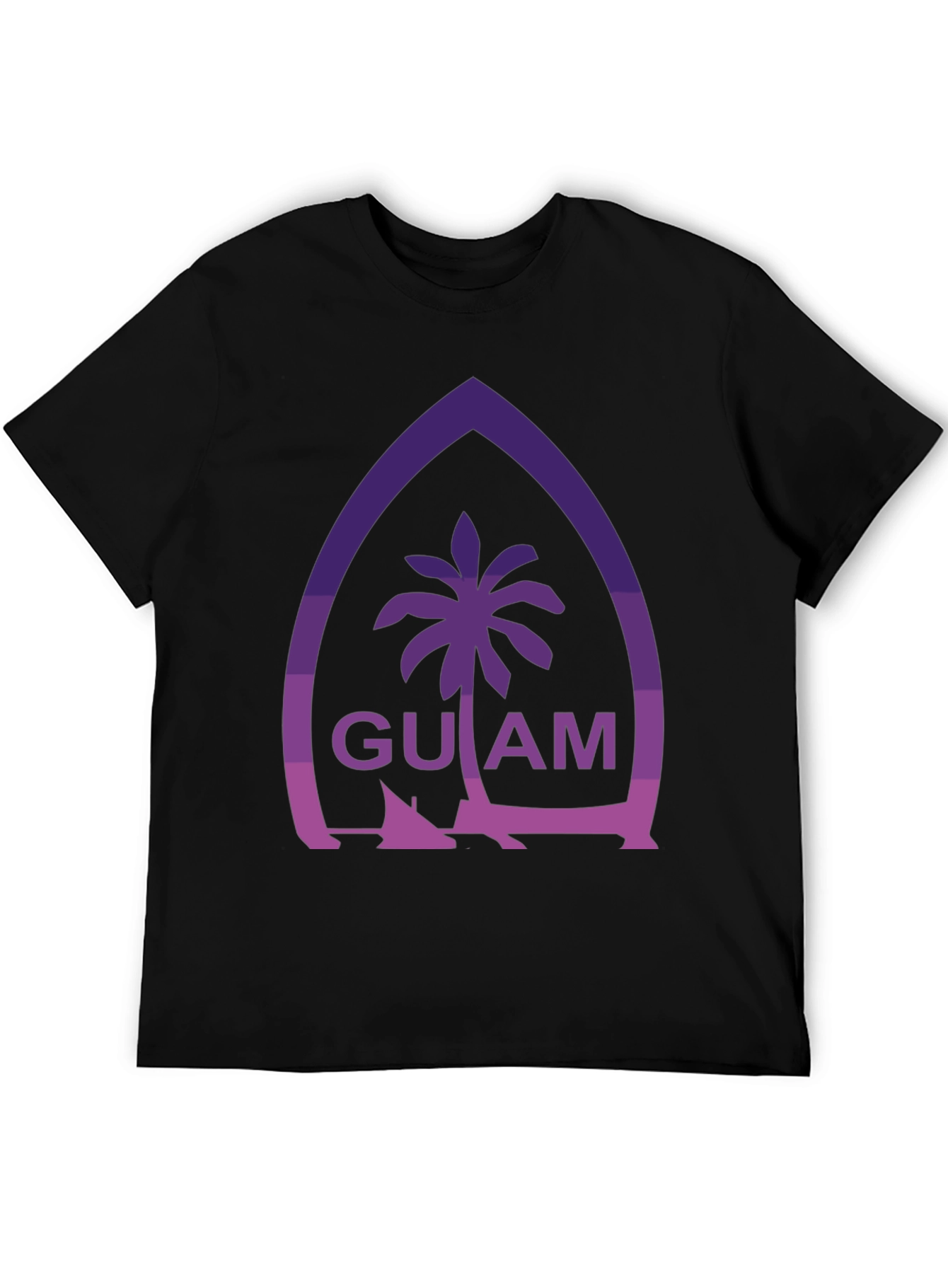Guam Palm Tree Graphic Tee - Island Style T-Shirt