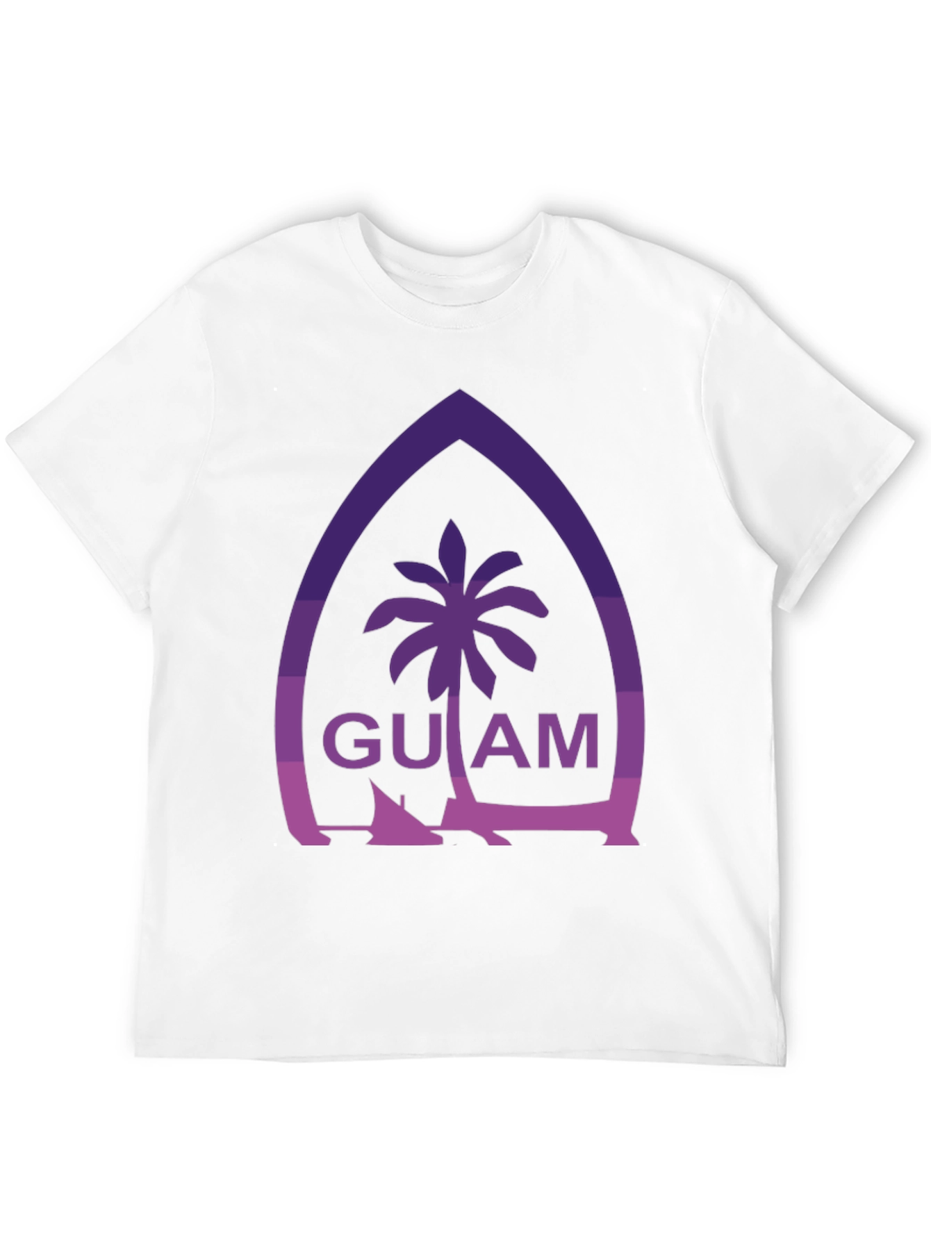 Guam Palm Tree Graphic Tee - Island Style T-Shirt