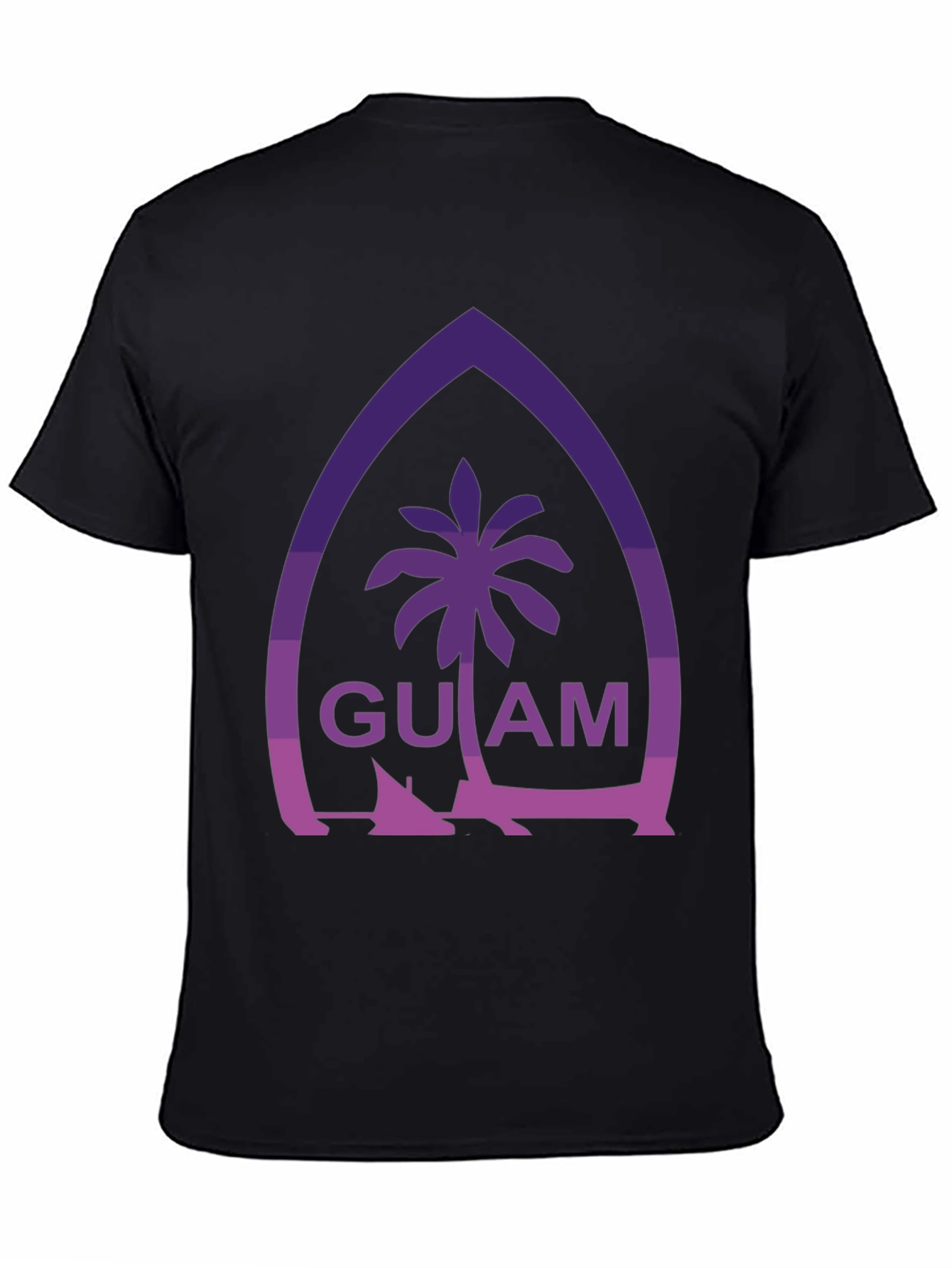 Guam Palm Tree Graphic Tee - Island Style T-Shirt