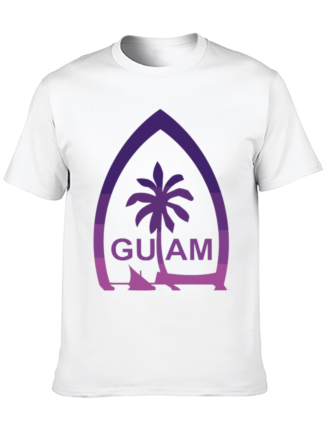 Guam Palm Tree Graphic Tee - Island Style T-Shirt