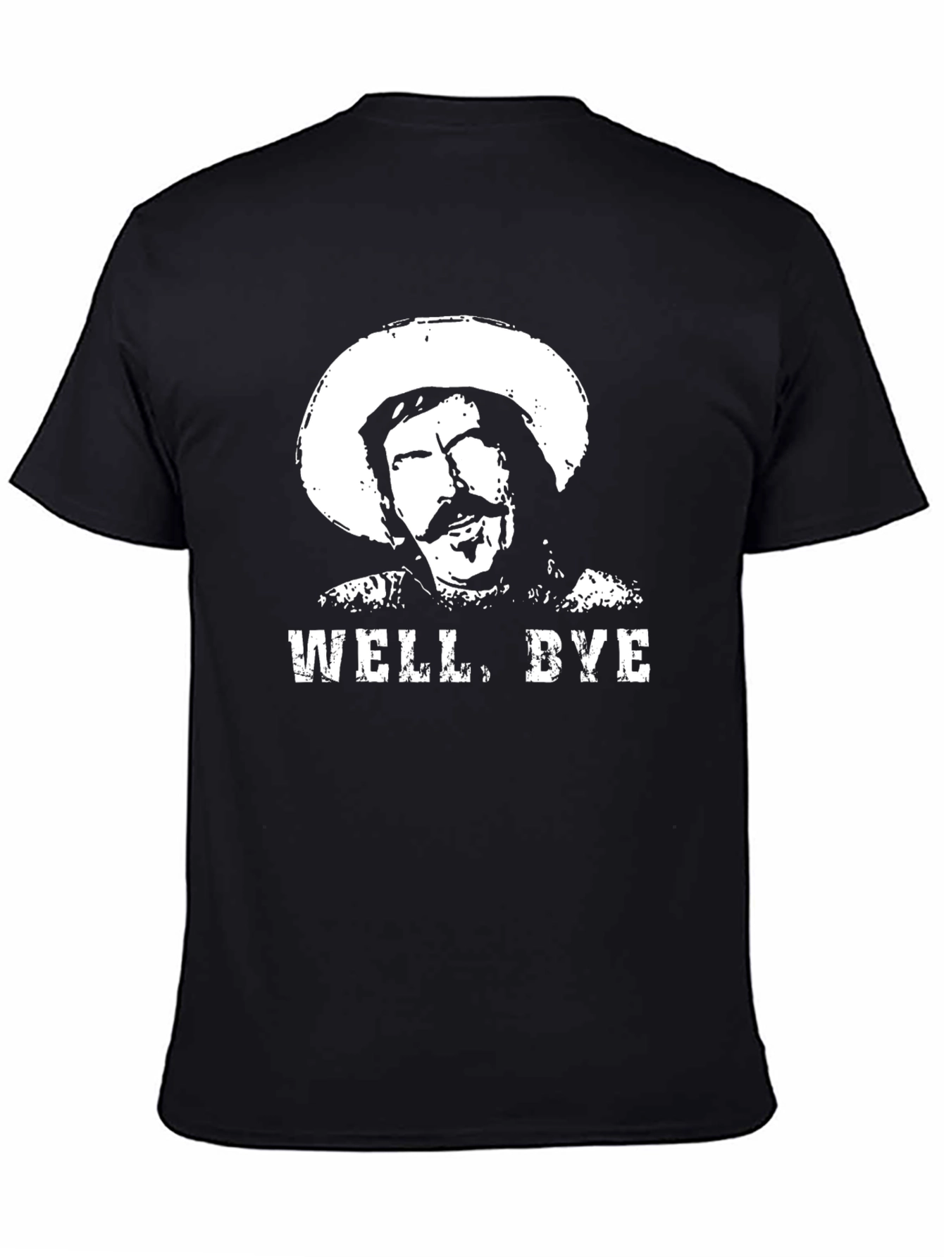 Well Bye T-Shirt - Black Graphic Tee