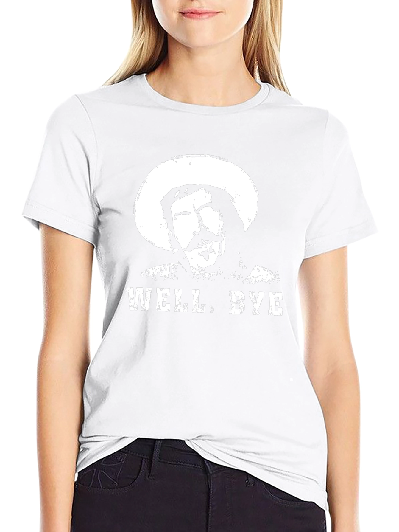 Well Bye T-Shirt - Black Graphic Tee