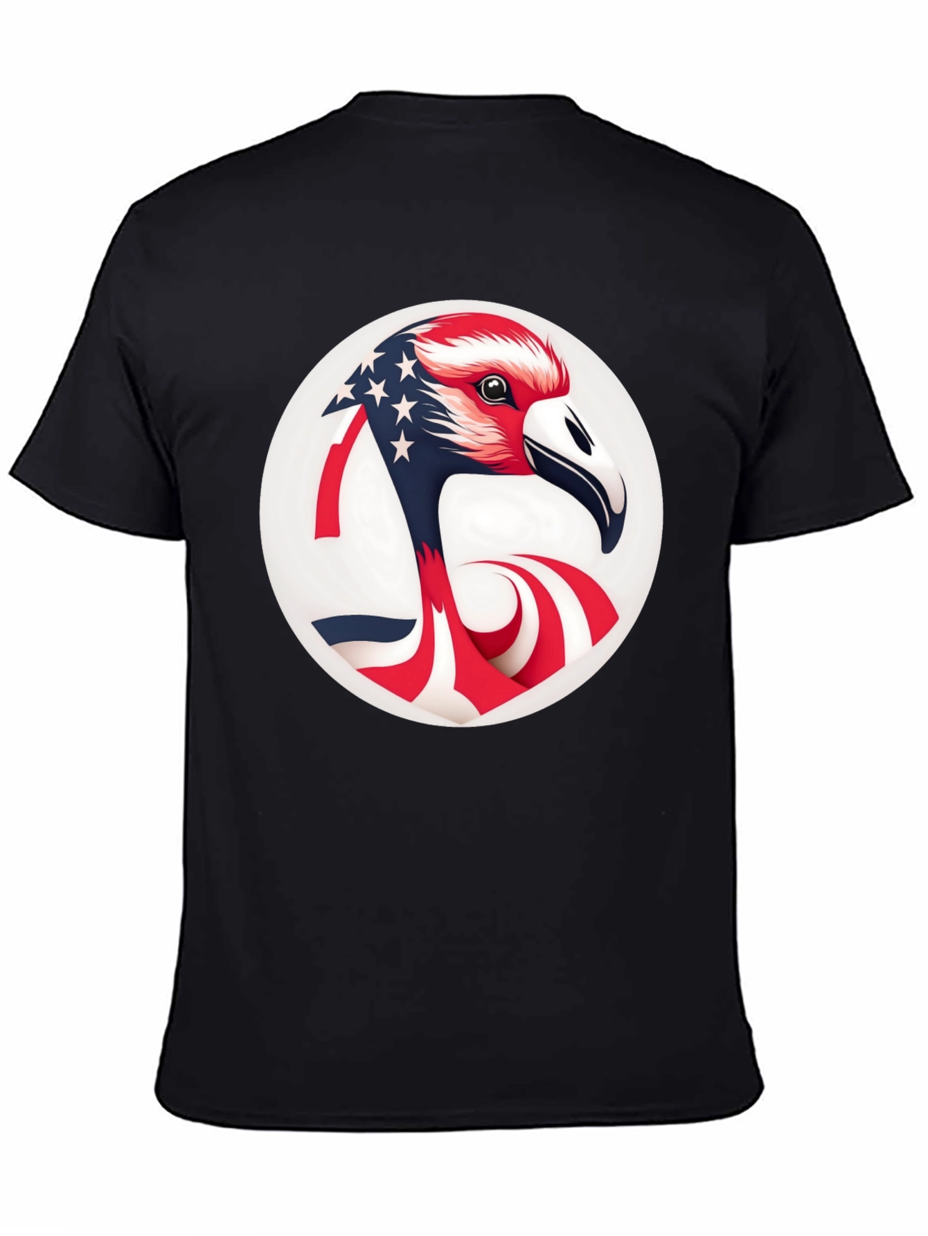 Patriotic Flamingo Graphic Tee