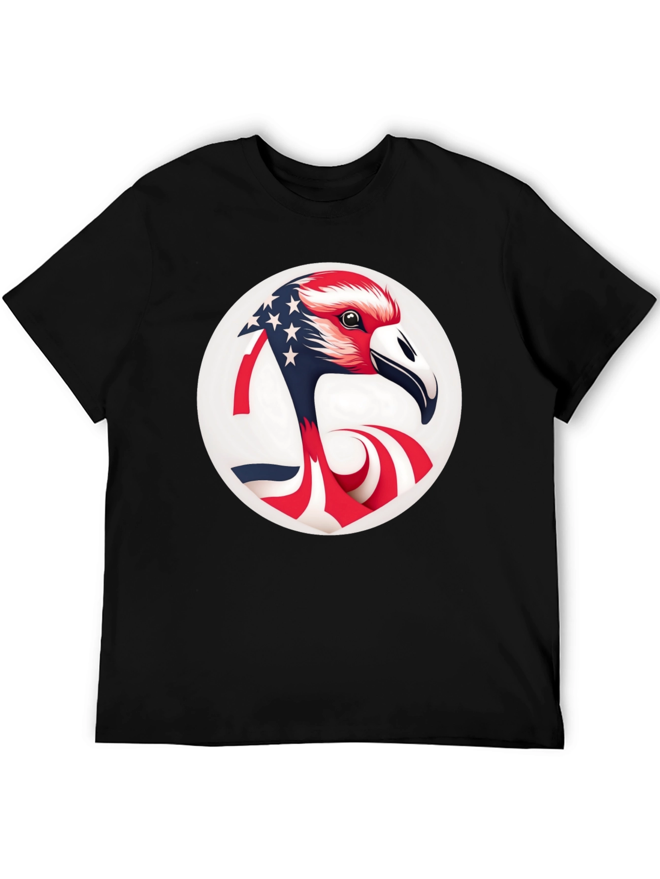 Patriotic Flamingo Graphic Tee
