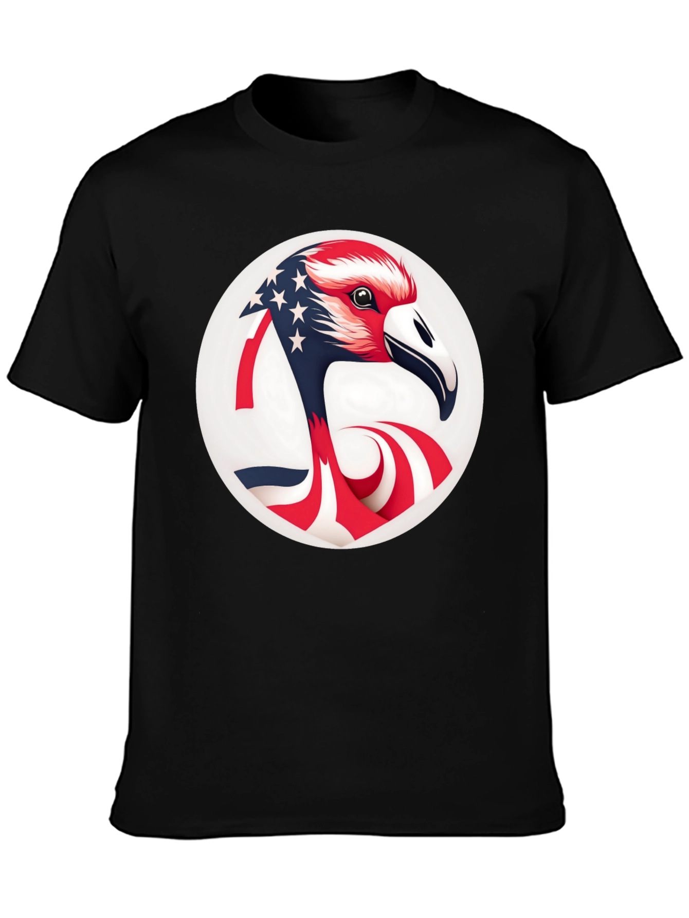 Patriotic Flamingo Graphic Tee