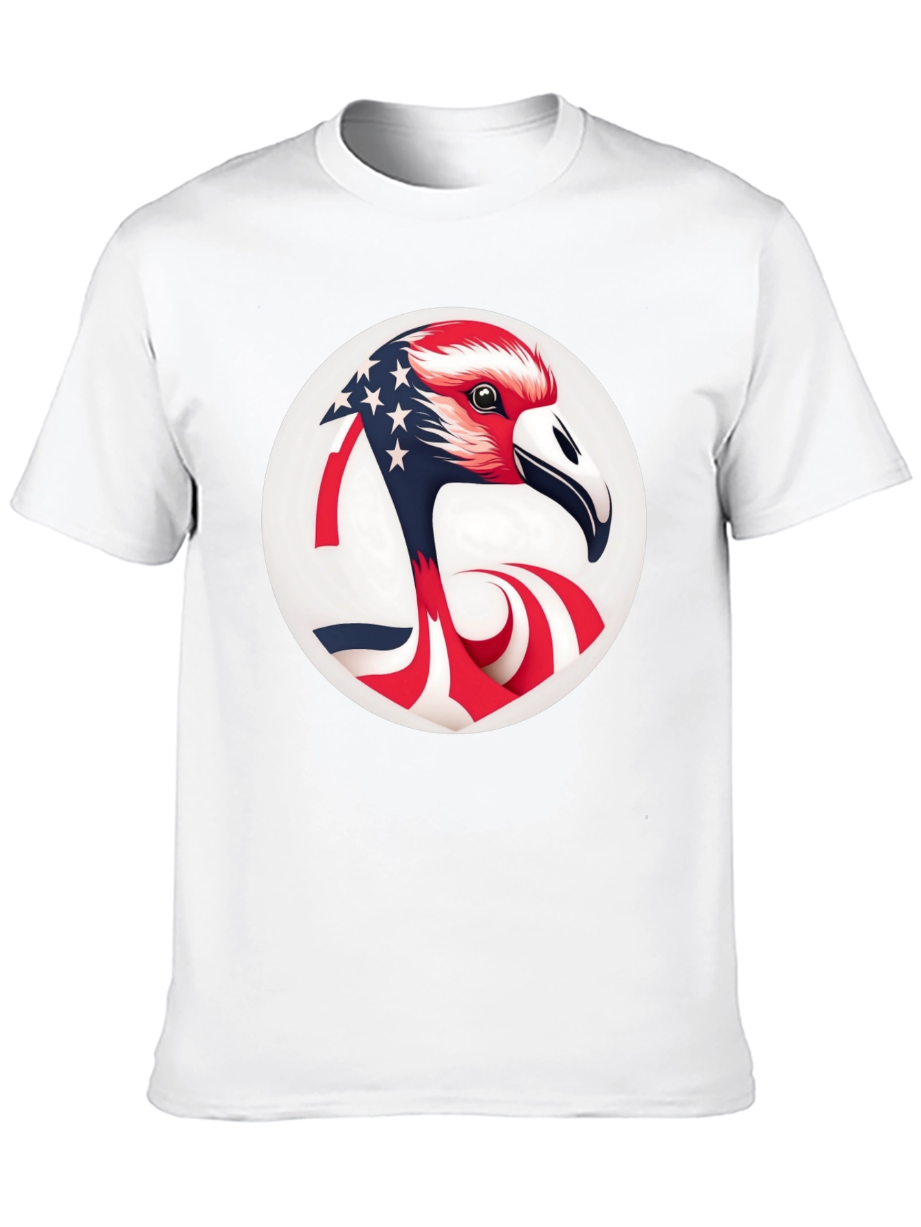 Patriotic Flamingo Graphic Tee