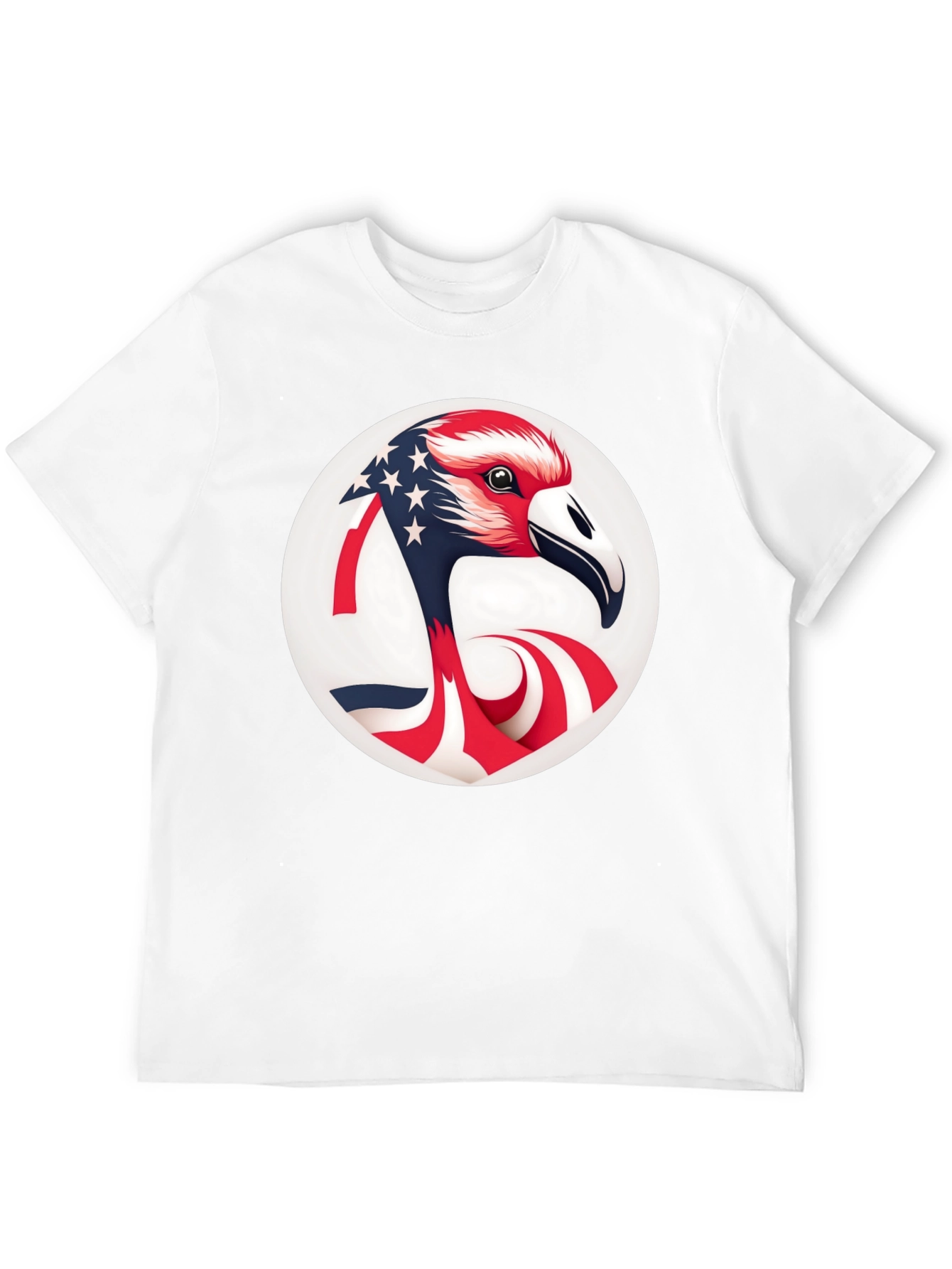 Patriotic Flamingo Graphic Tee