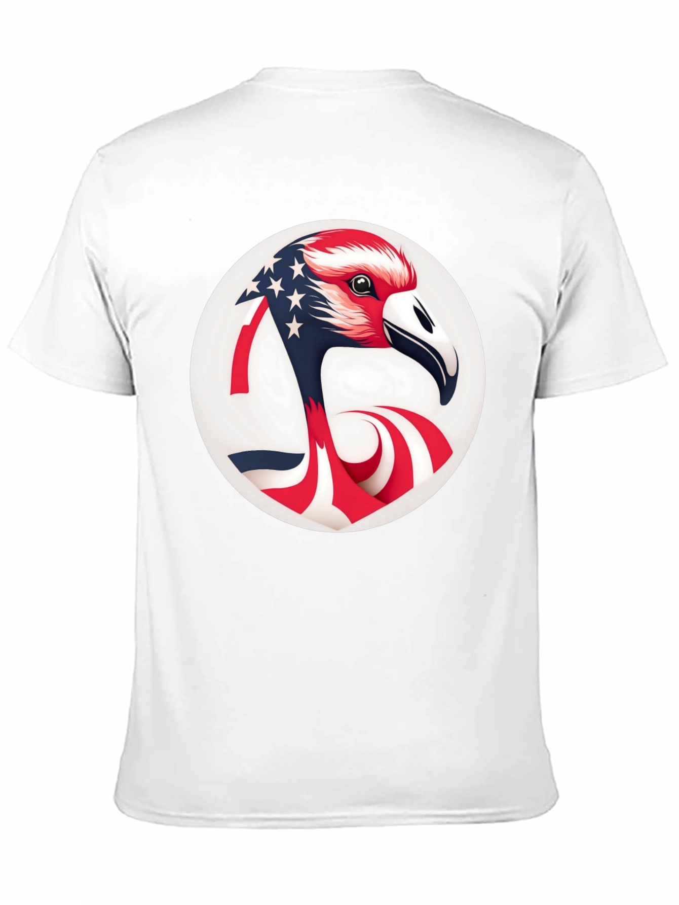 Patriotic Flamingo Graphic Tee