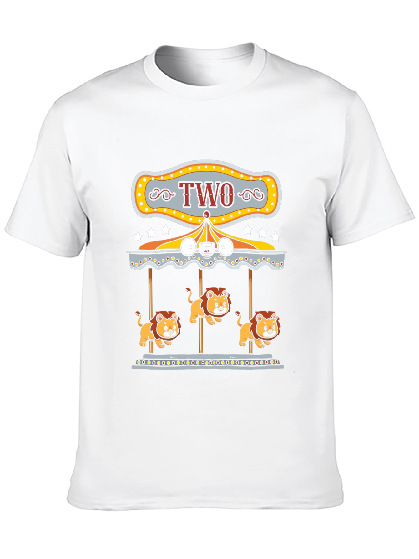 Two Year Old Lion Carousel T-Shirt