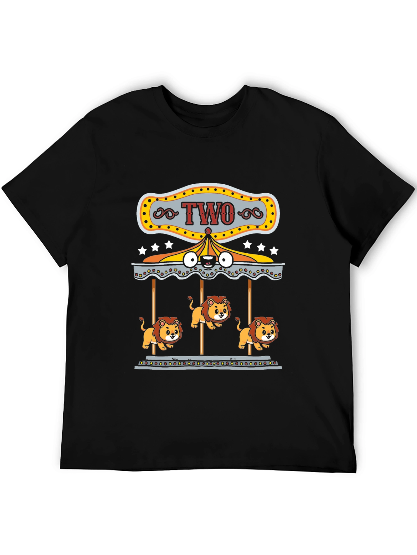 Two Year Old Lion Carousel T-Shirt