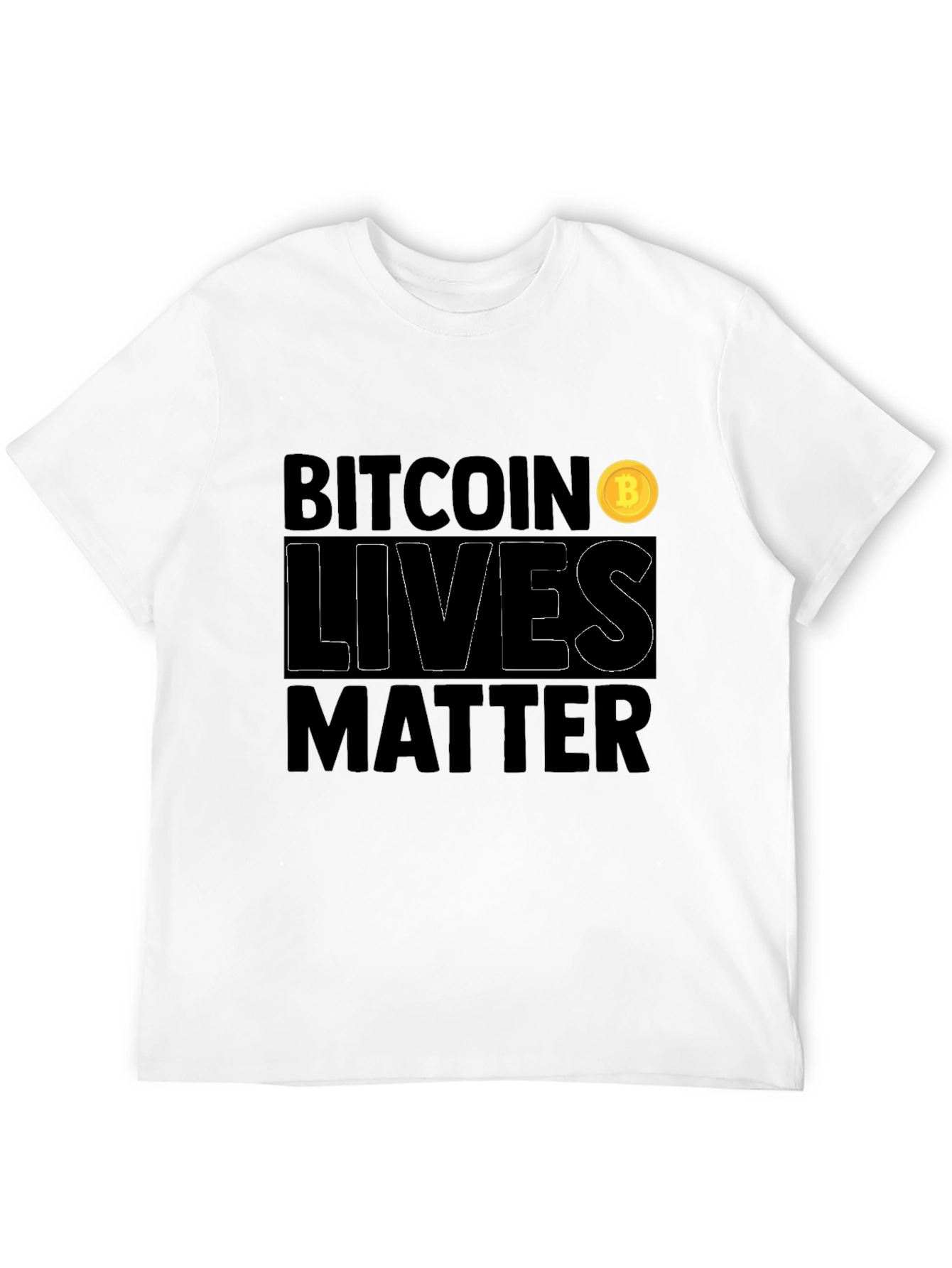 Bitcoin Lives Matter Graphic T-Shirt