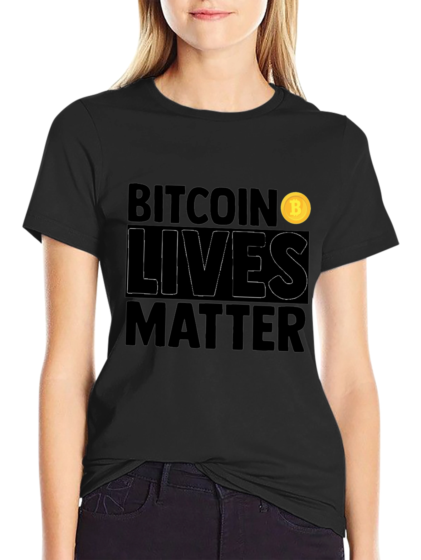 Bitcoin Lives Matter Graphic T-Shirt