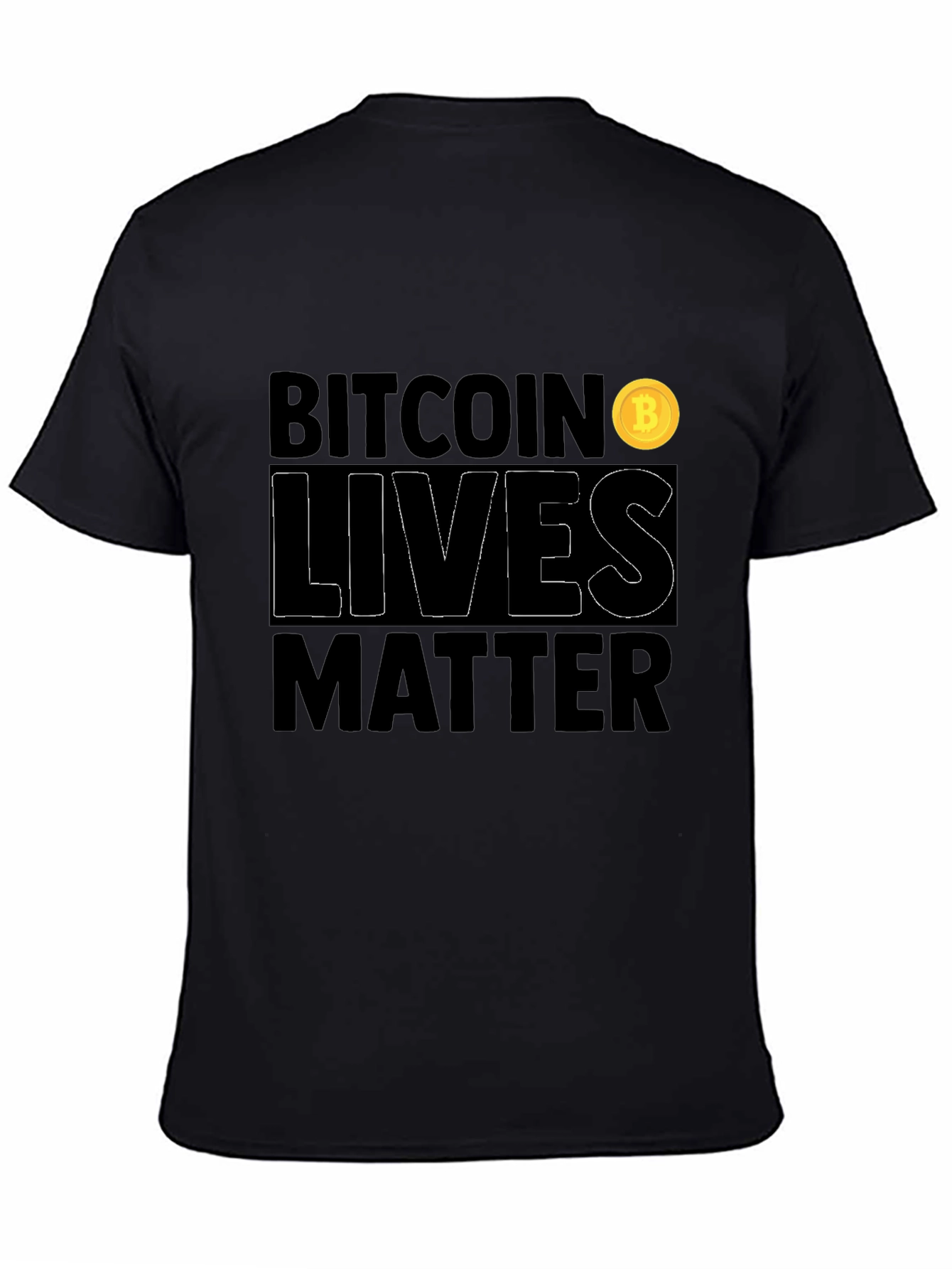 Bitcoin Lives Matter Graphic T-Shirt
