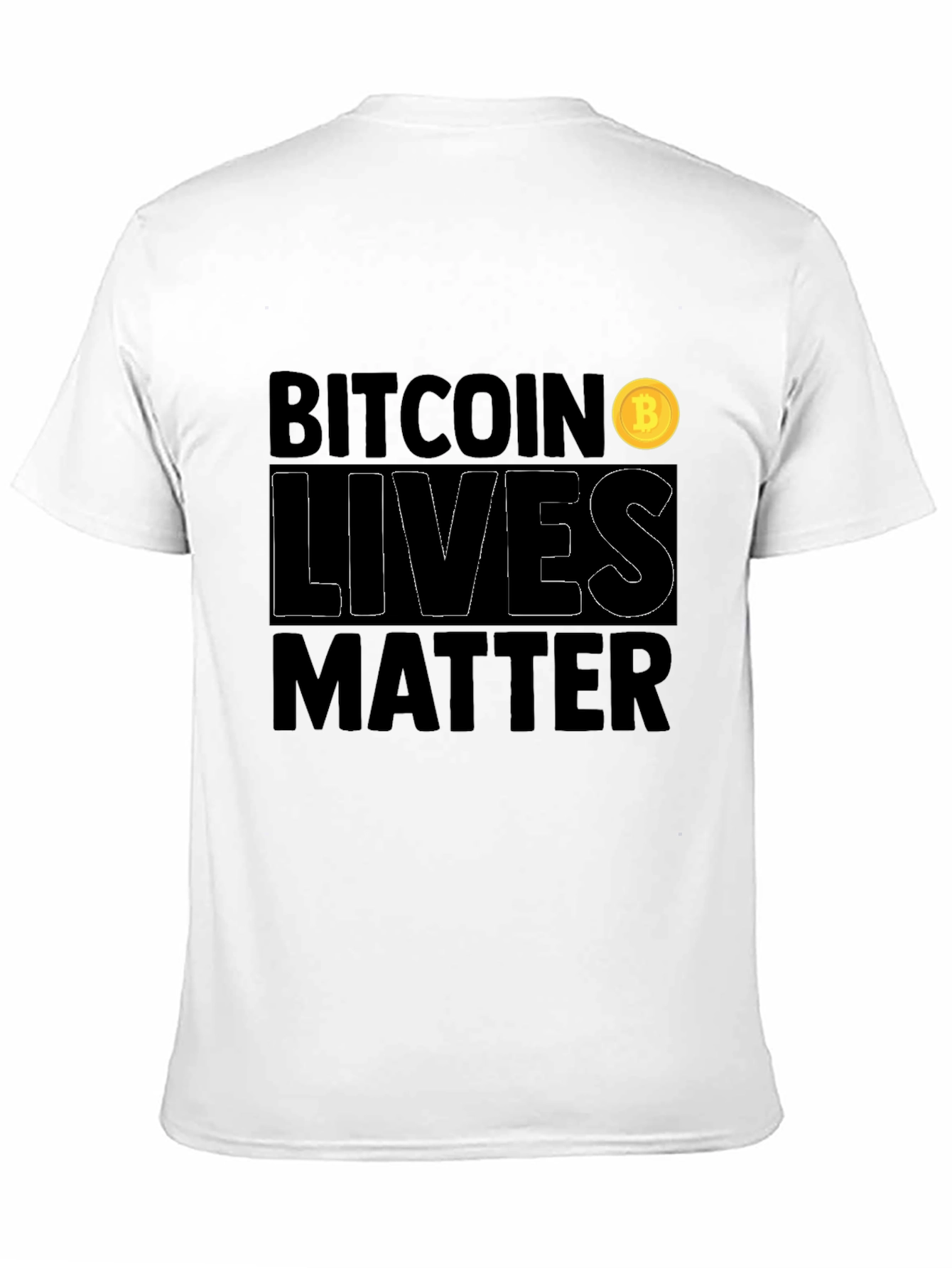 Bitcoin Lives Matter Graphic T-Shirt