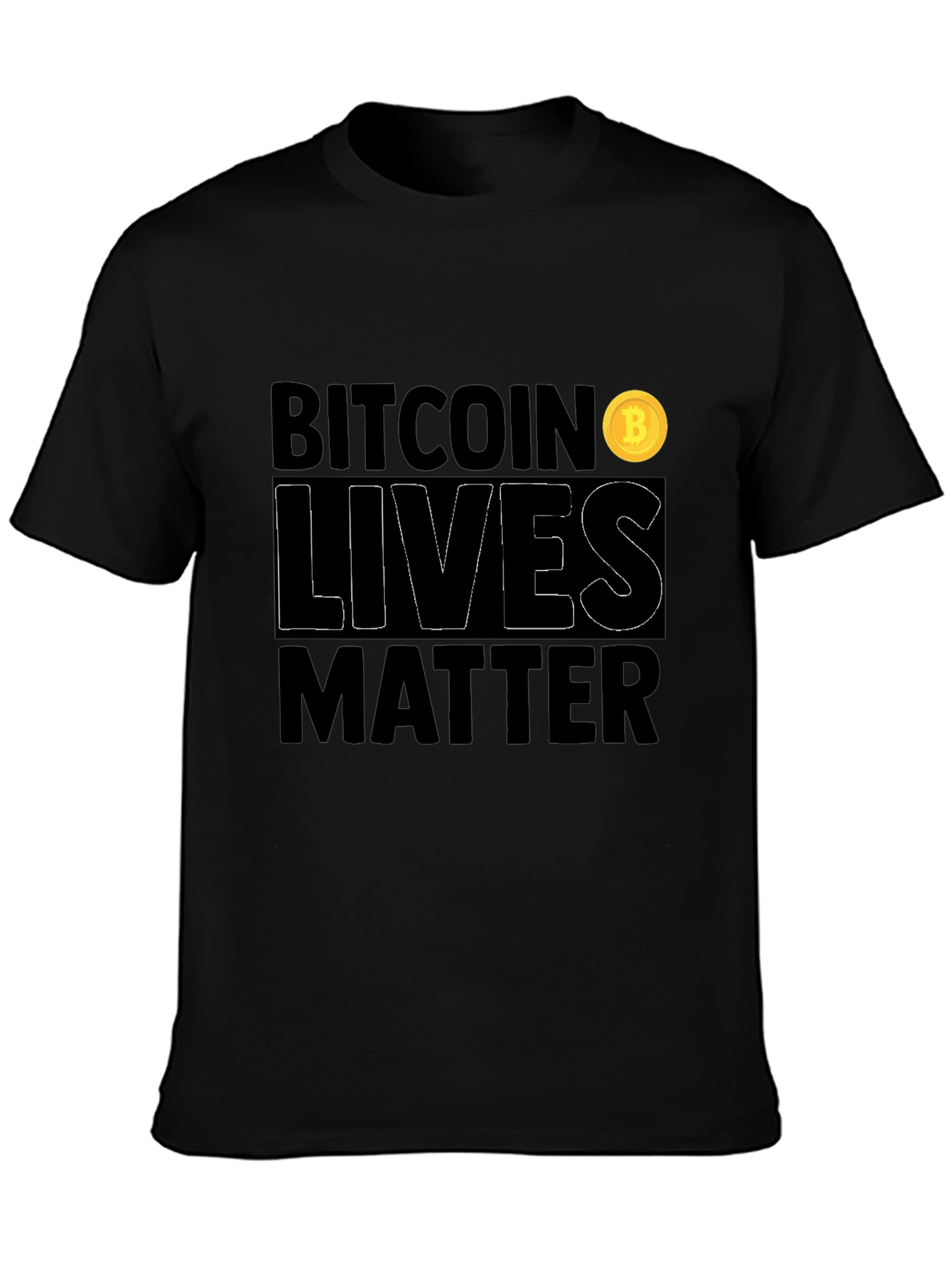 Bitcoin Lives Matter Graphic T-Shirt