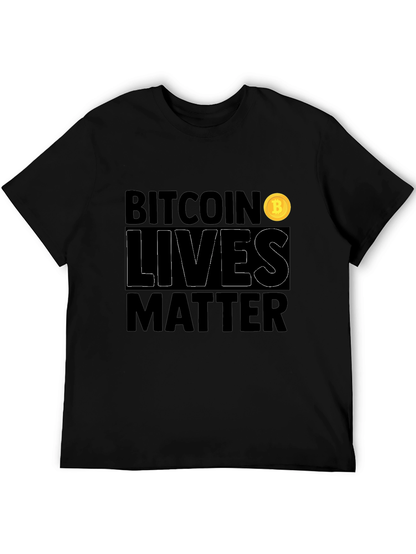 Bitcoin Lives Matter Graphic T-Shirt