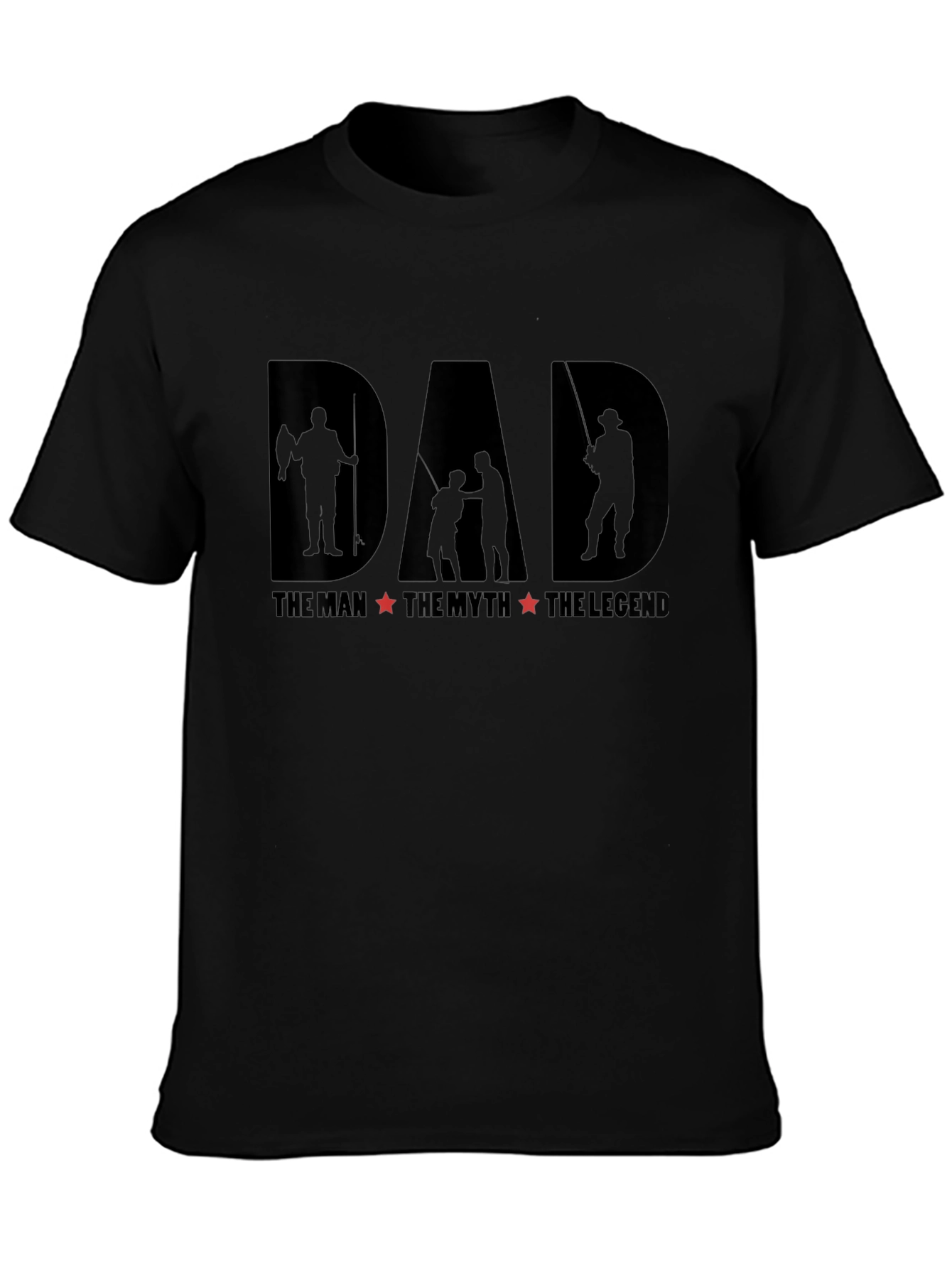 Dad The Man Myth Legend Fishing T-Shirt