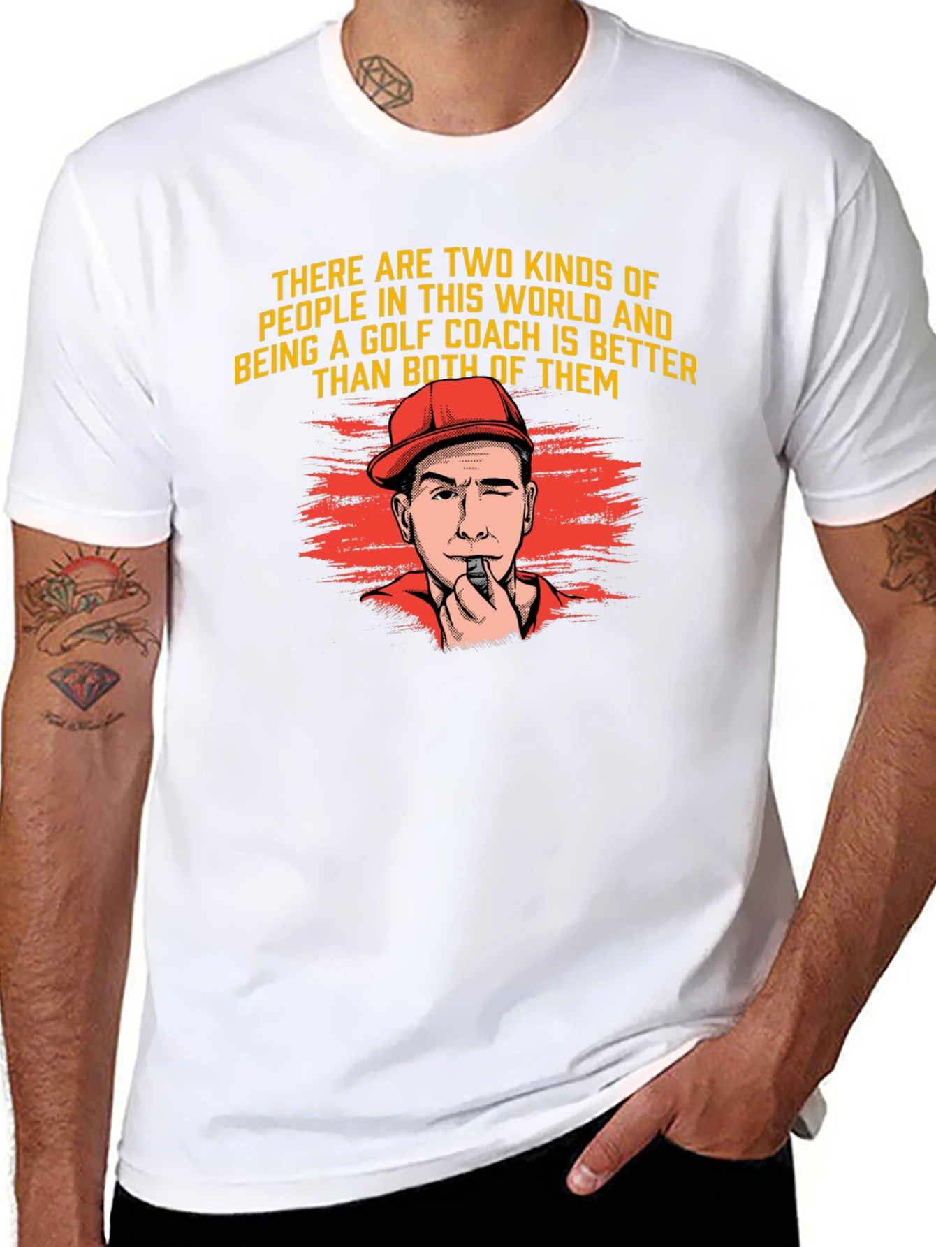 Golf Coach T-Shirt - Two Kinds of People Tee