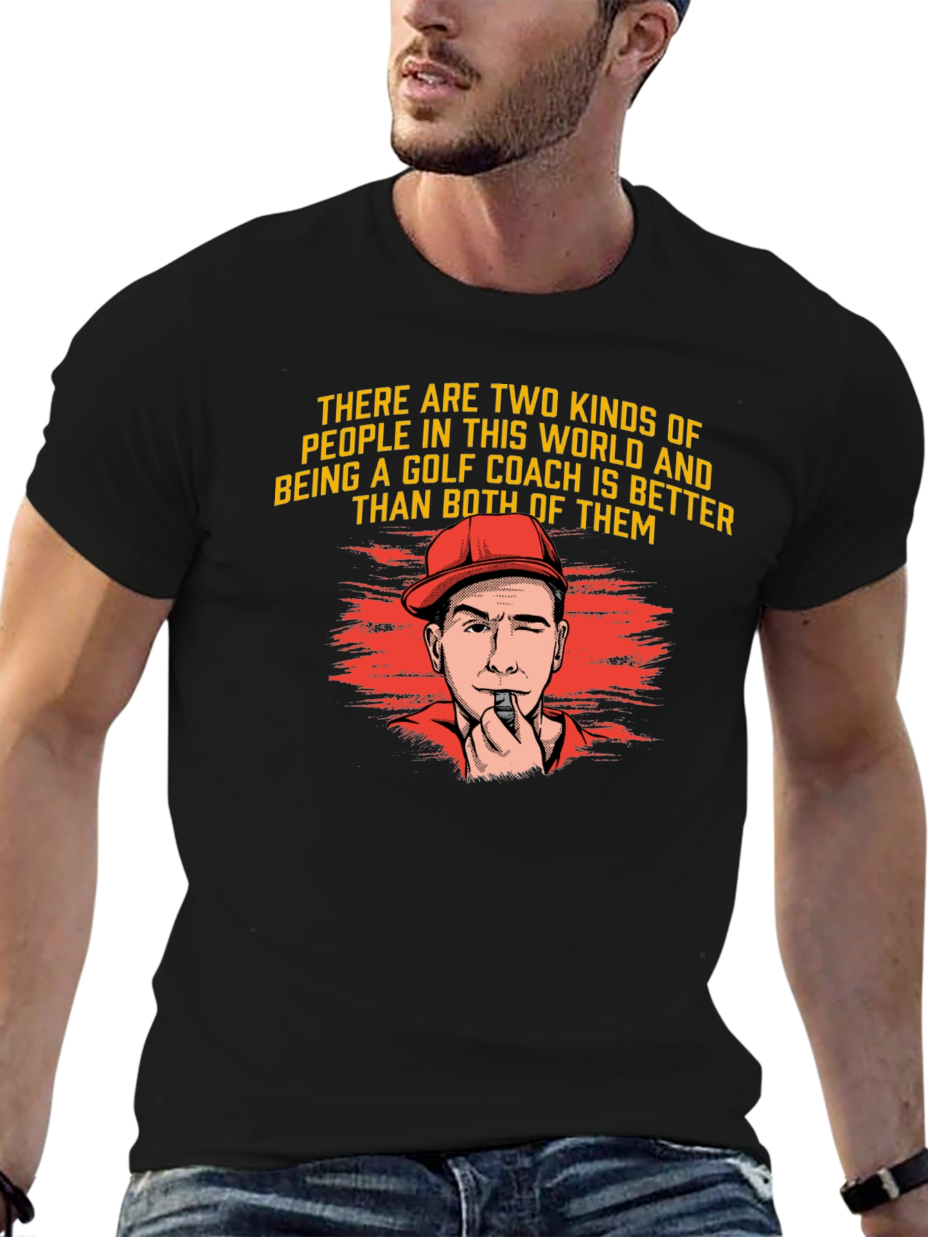 Golf Coach T-Shirt - Two Kinds of People Tee