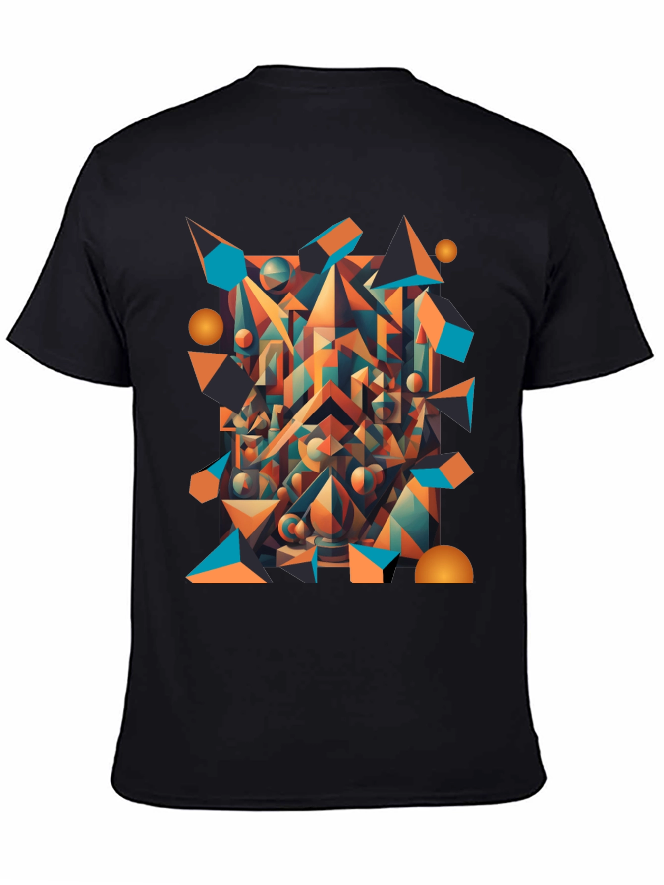 Abstract Geometric T-Shirt - Modern Art Wear