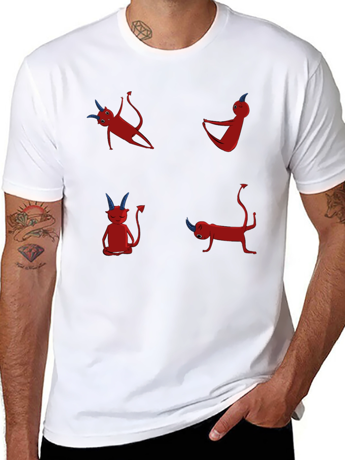 Yoga Devil Graphic T-Shirt