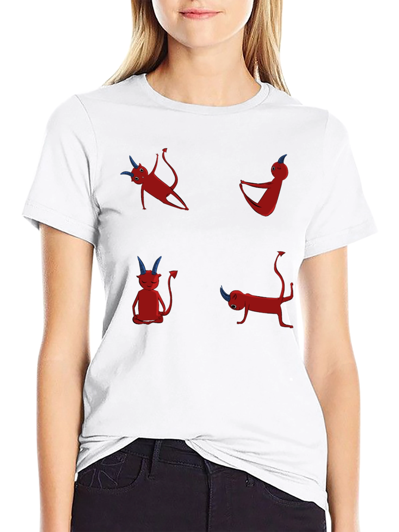 Yoga Devil Graphic T-Shirt