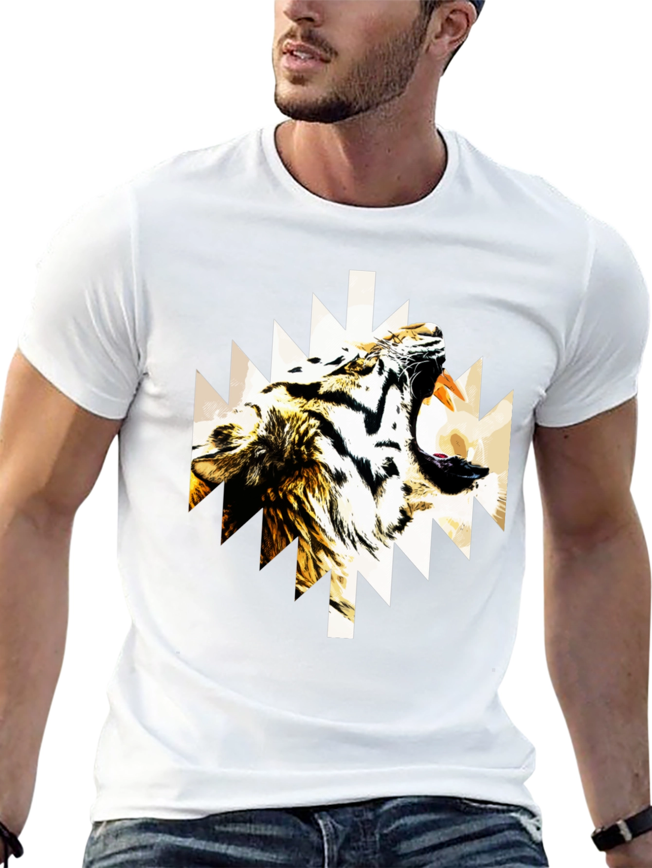 Tiger Graphic Tee - Black