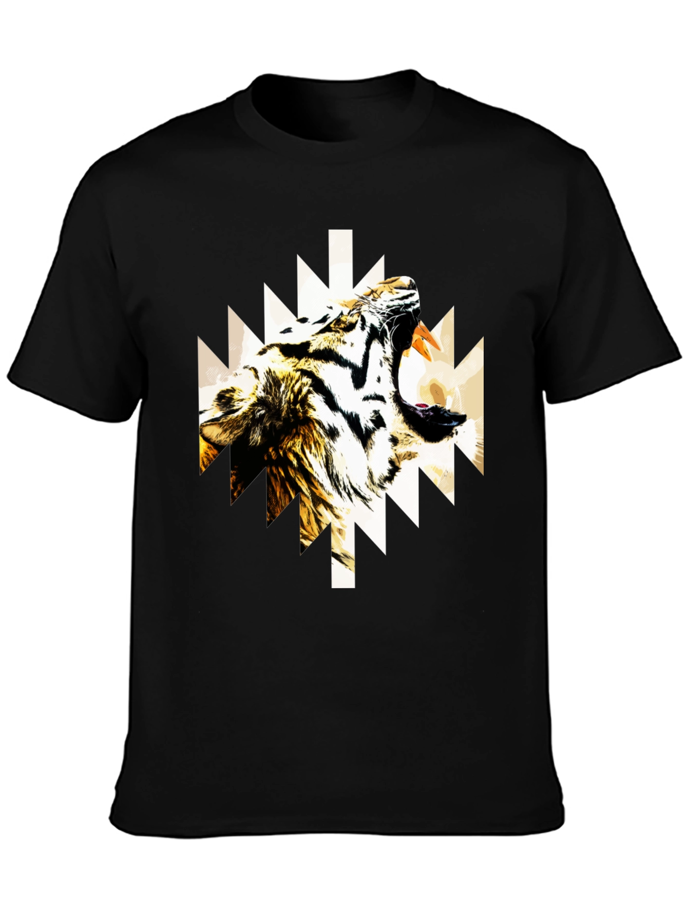 Tiger Graphic Tee - Black