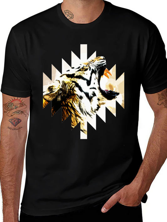 Tiger Graphic Tee - Black