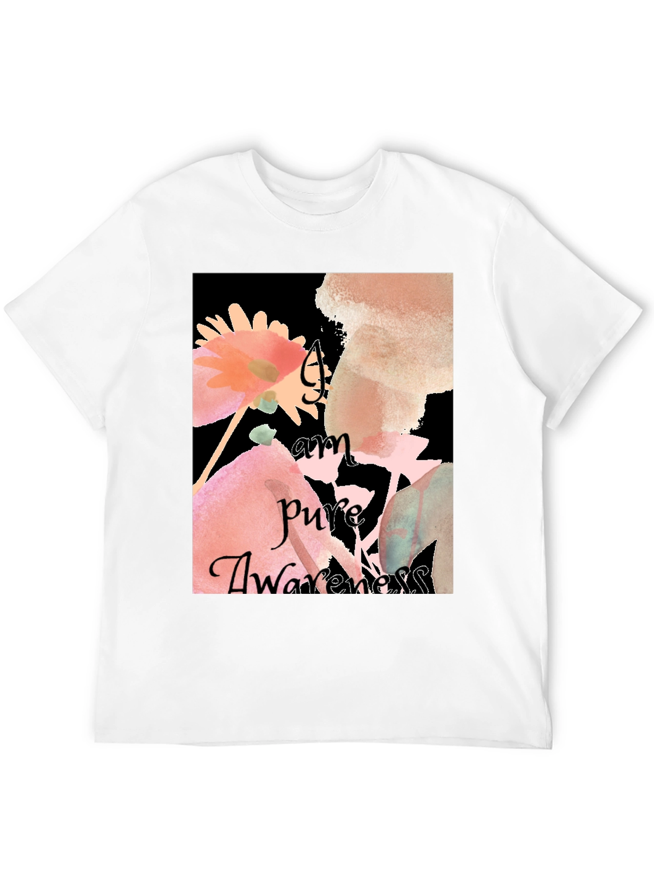 Pure Awareness Floral Graphic Tee