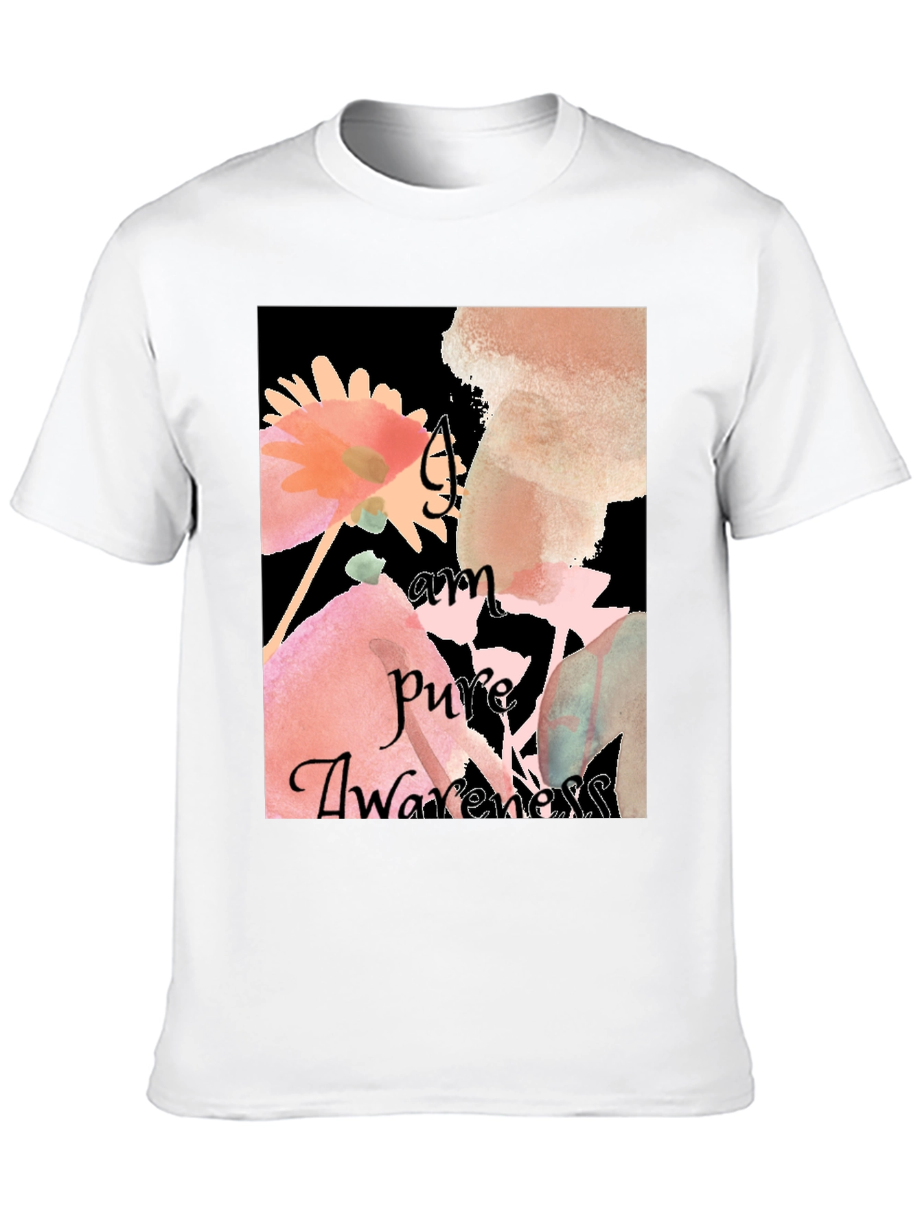 Pure Awareness Floral Graphic Tee
