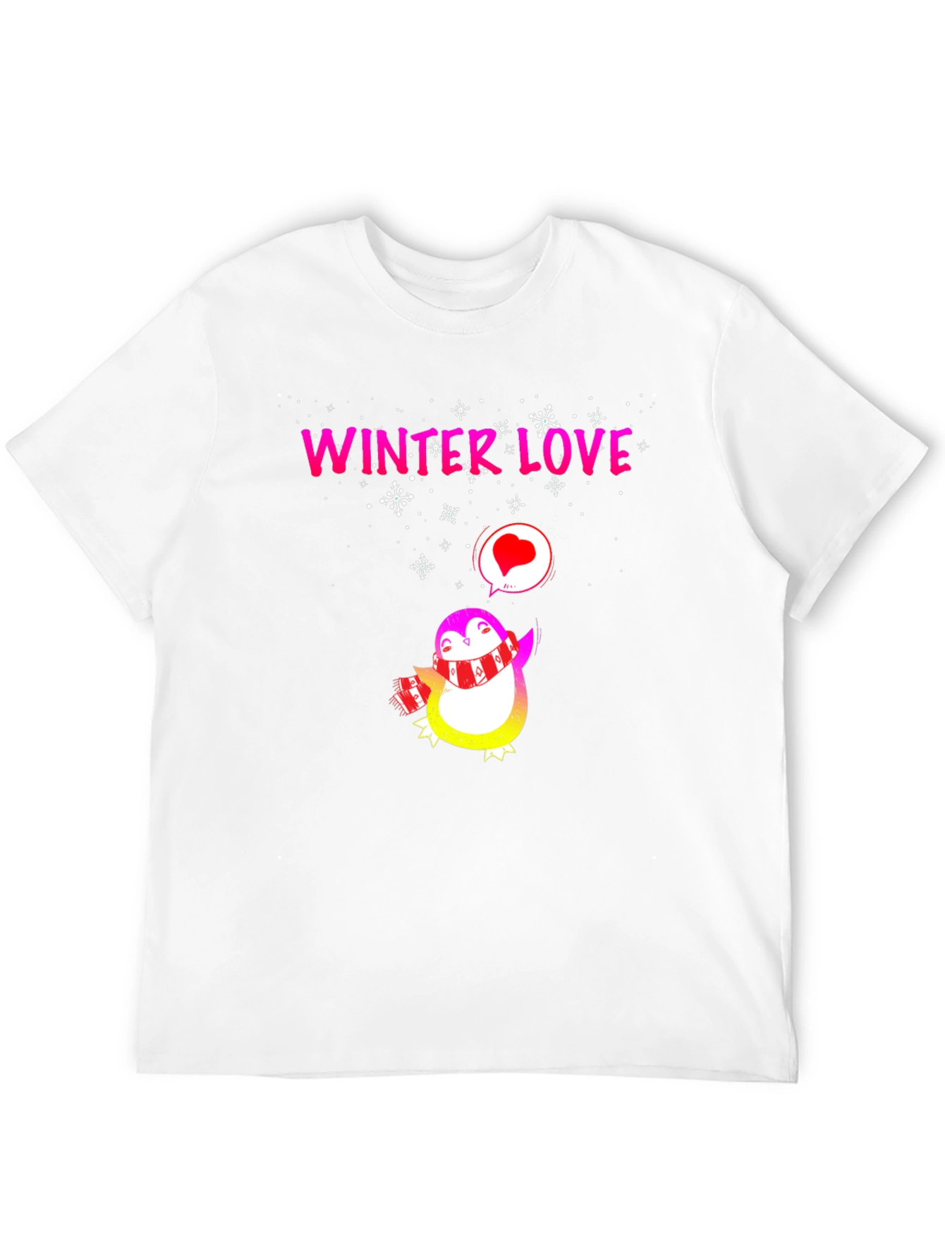 Winter Love Penguin Graphic Tee