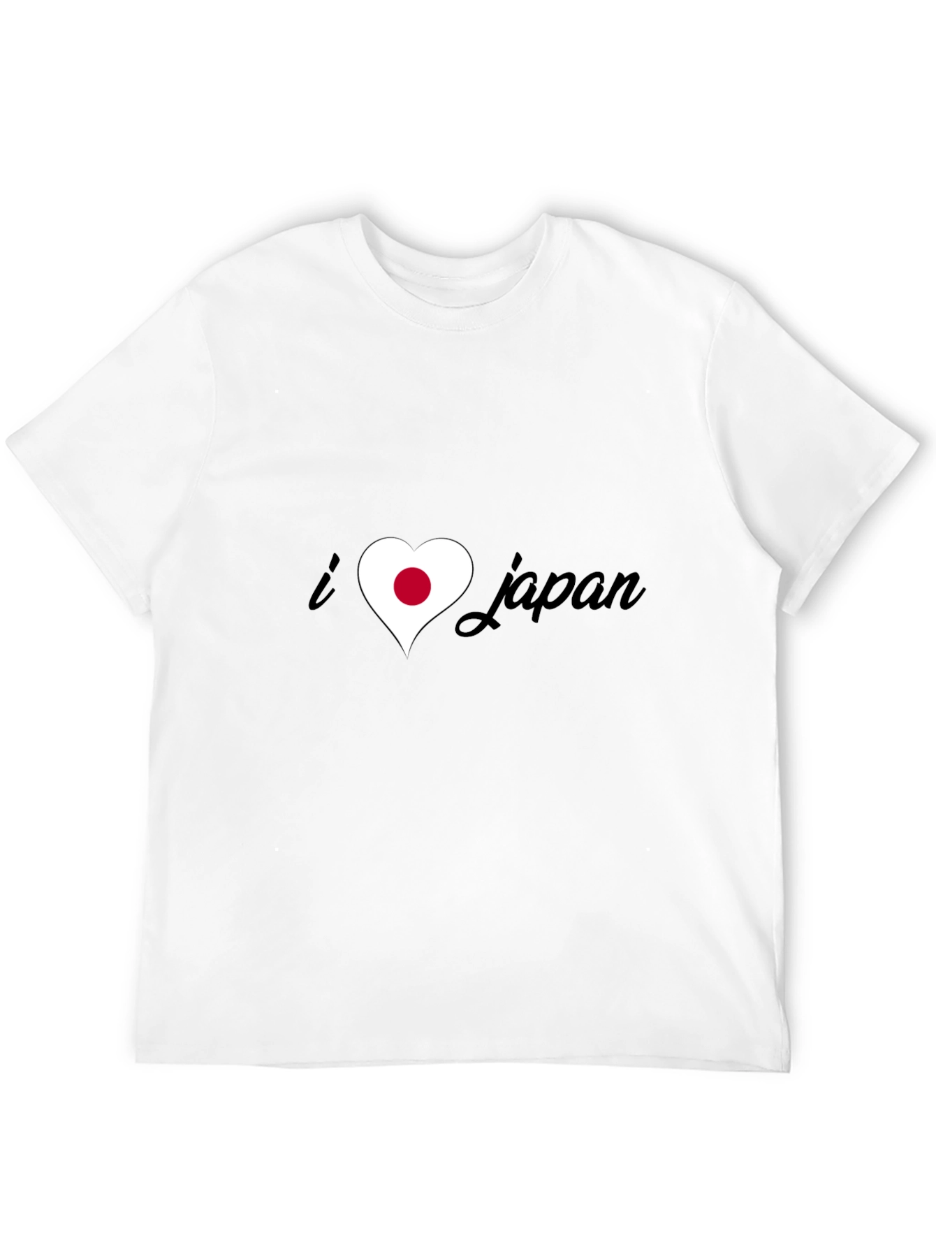 I Heart Japan Tee - Black Graphic T-Shirt