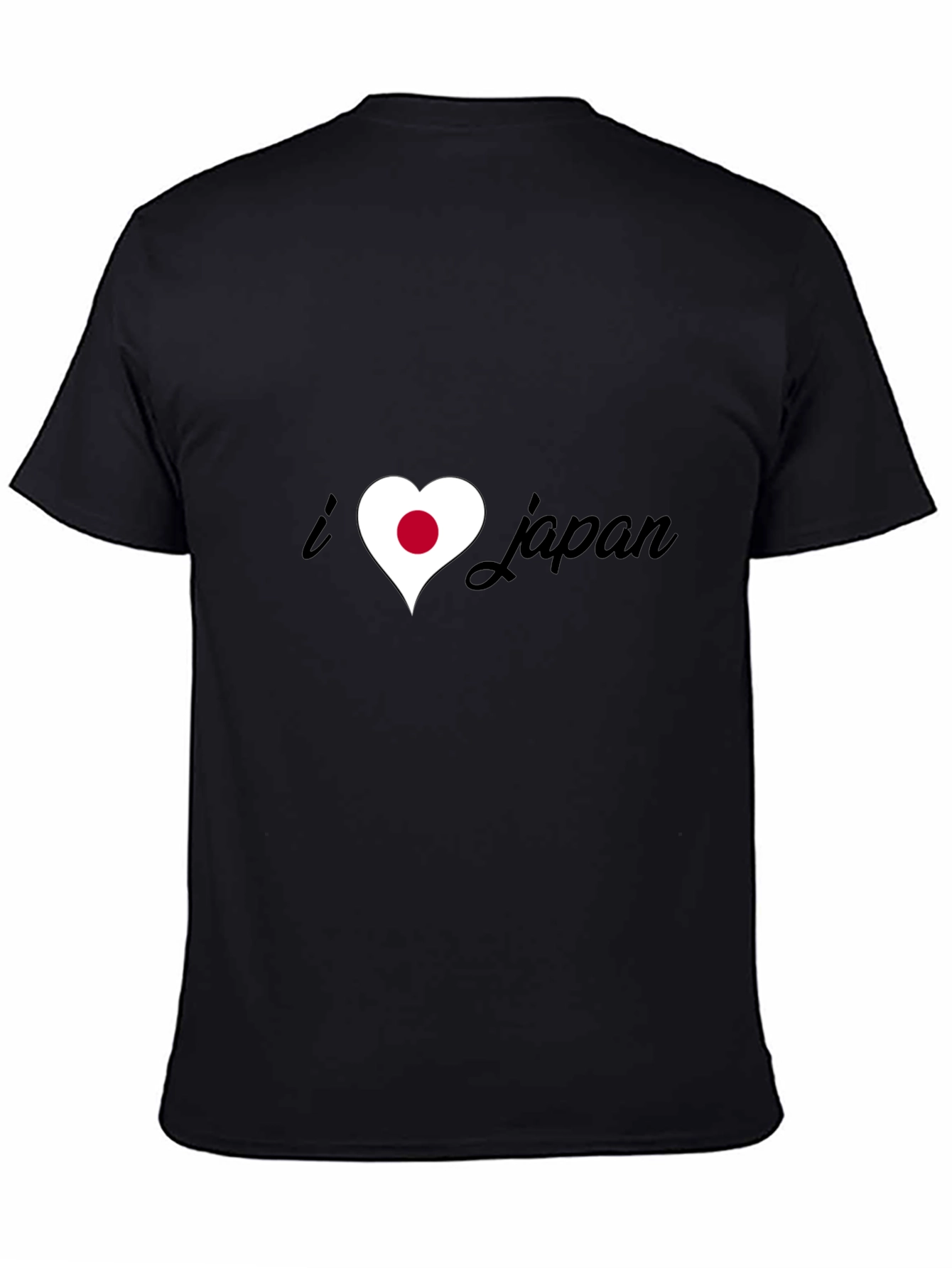 I Heart Japan Tee - Black Graphic T-Shirt