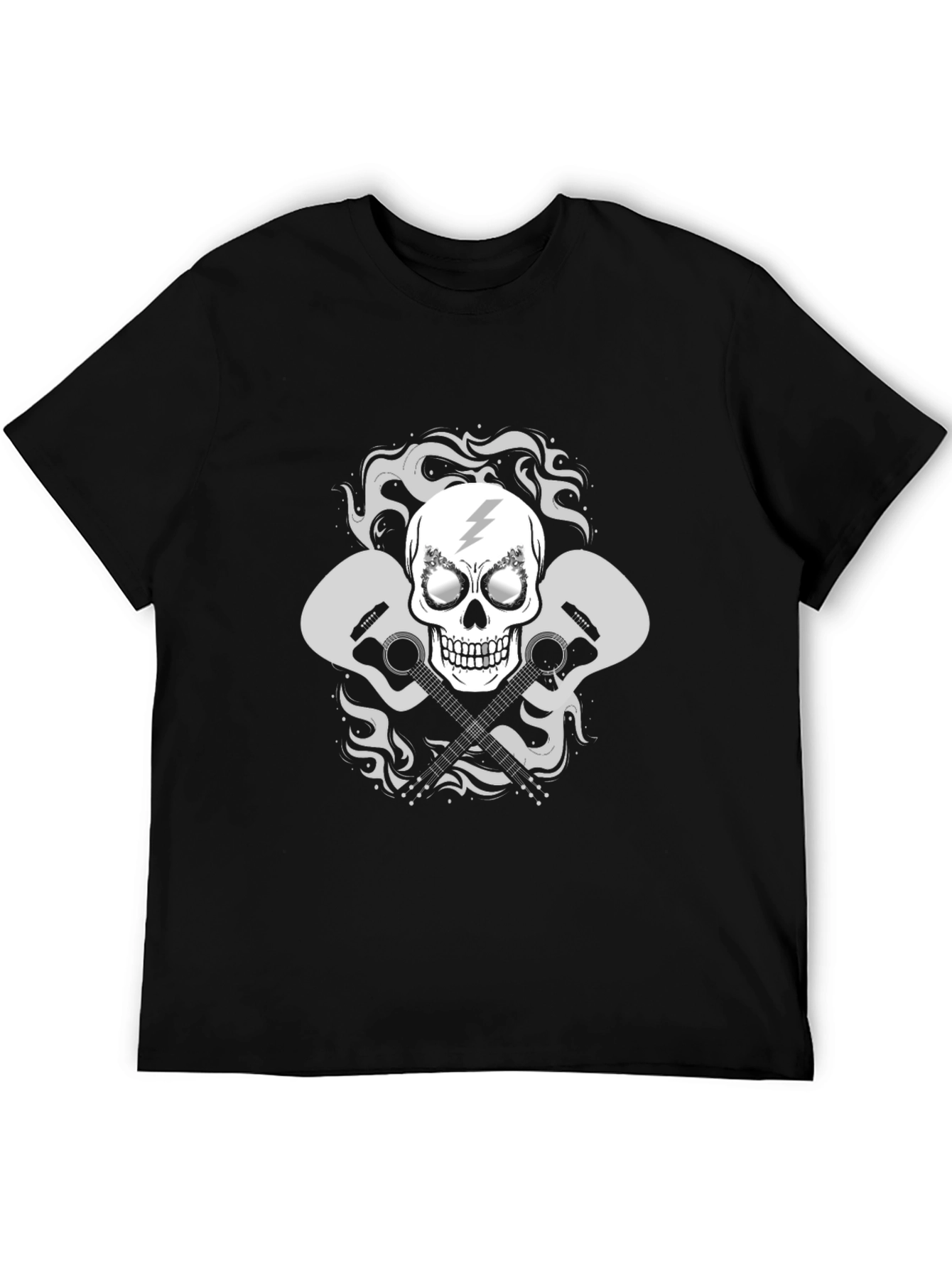 Rock On Skull Guitar T-Shirt