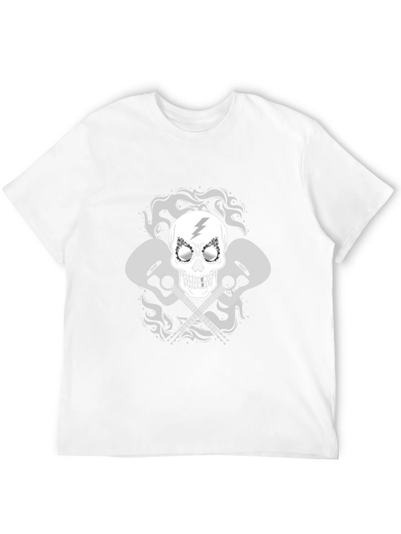 Rock On Skull Guitar T-Shirt