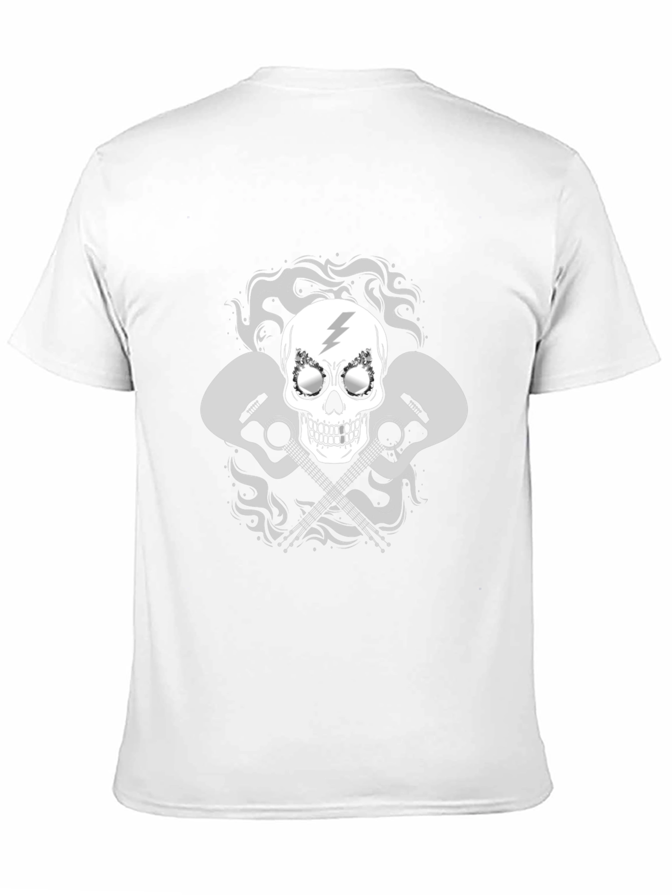 Rock On Skull Guitar T-Shirt