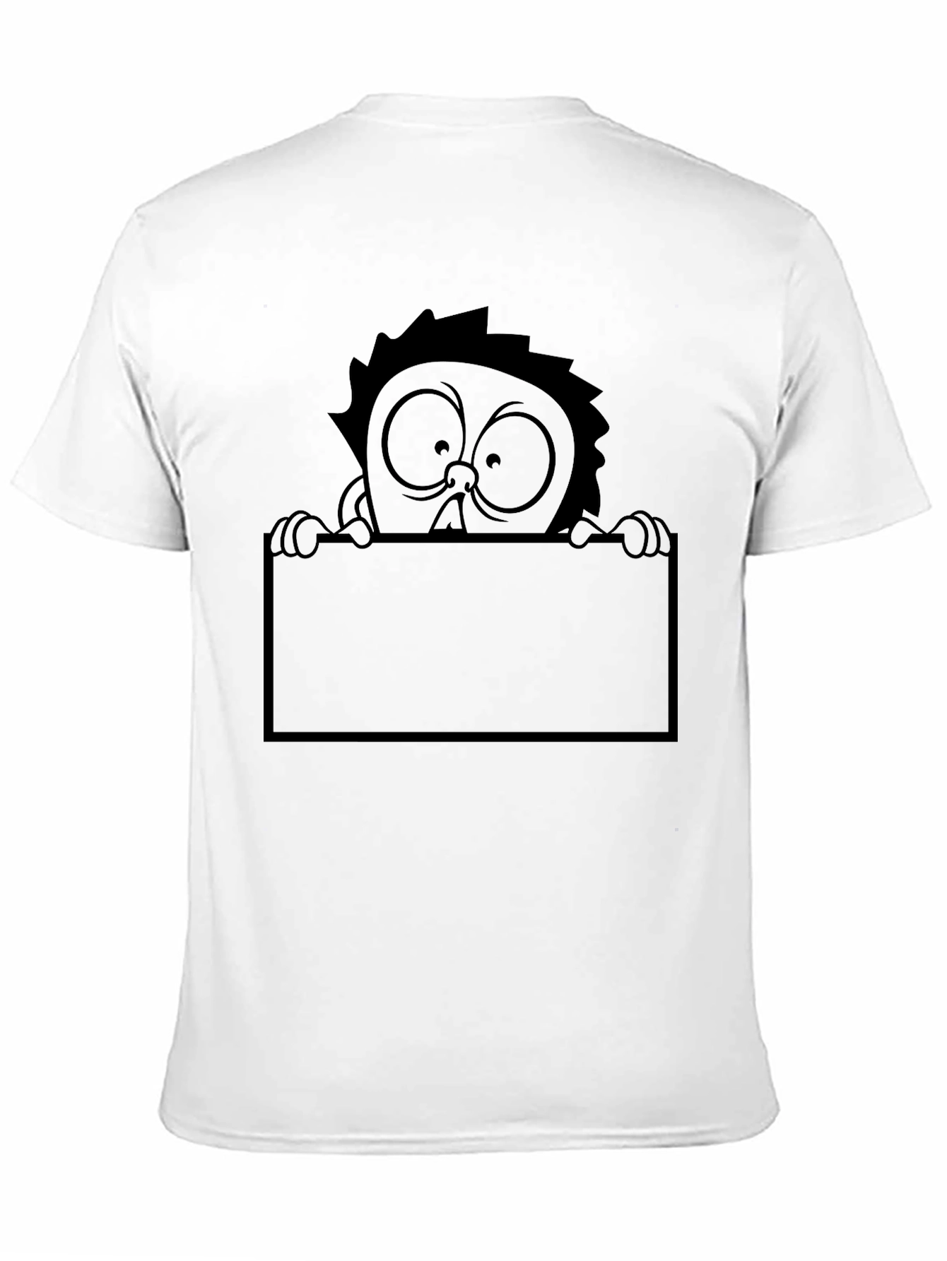 Cartoon Graphic Tee - Black T-Shirt